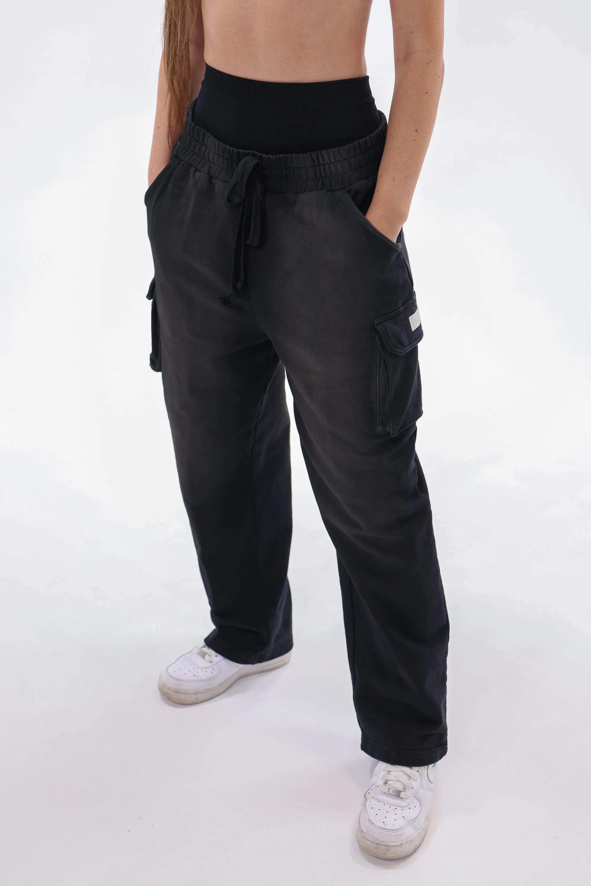 ORIGIN GLOW BAGGY CARGO SWEATS - OMBRE