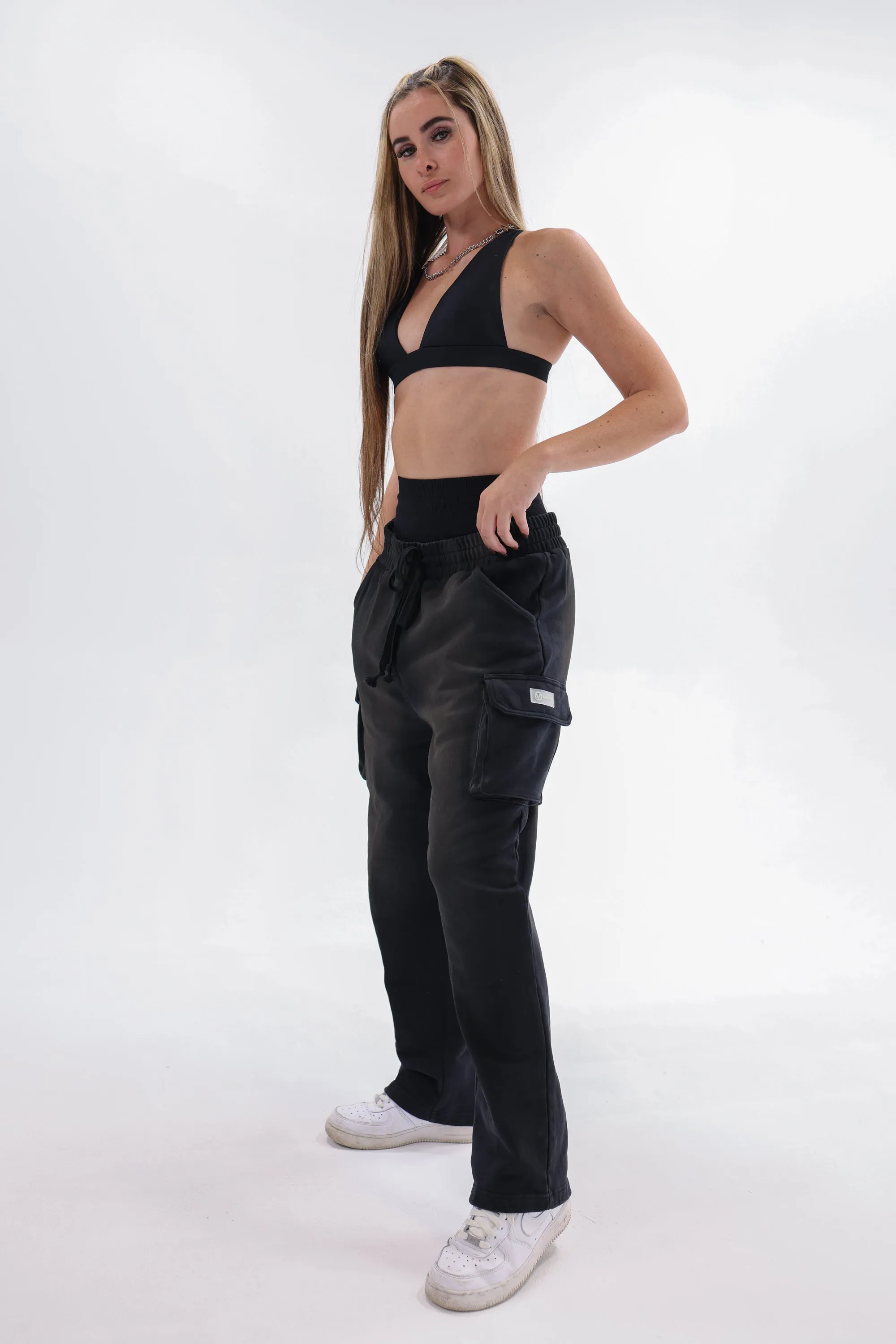 ORIGIN GLOW BAGGY CARGO SWEATS - OMBRE