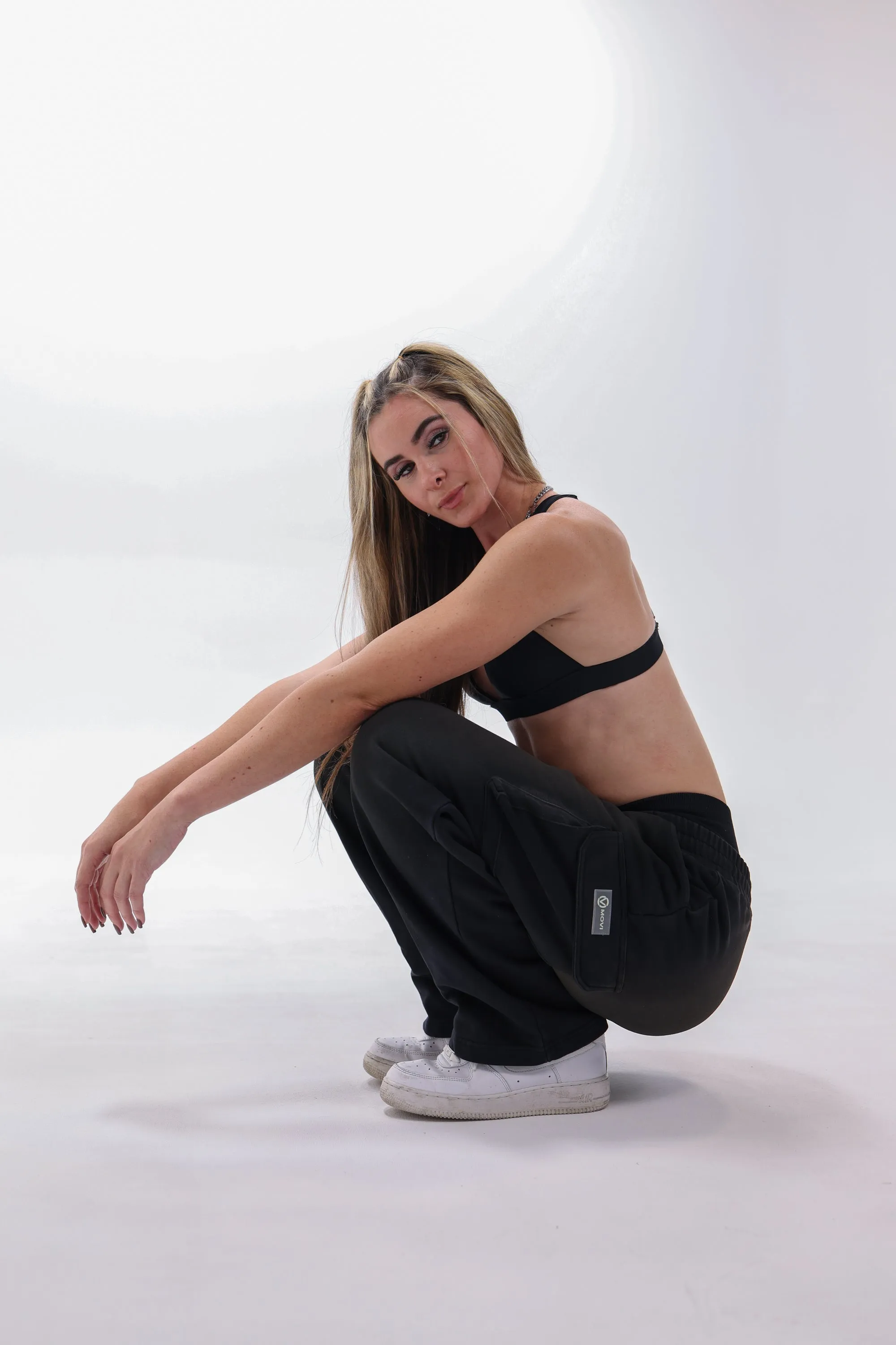 ORIGIN GLOW BAGGY CARGO SWEATS - OMBRE