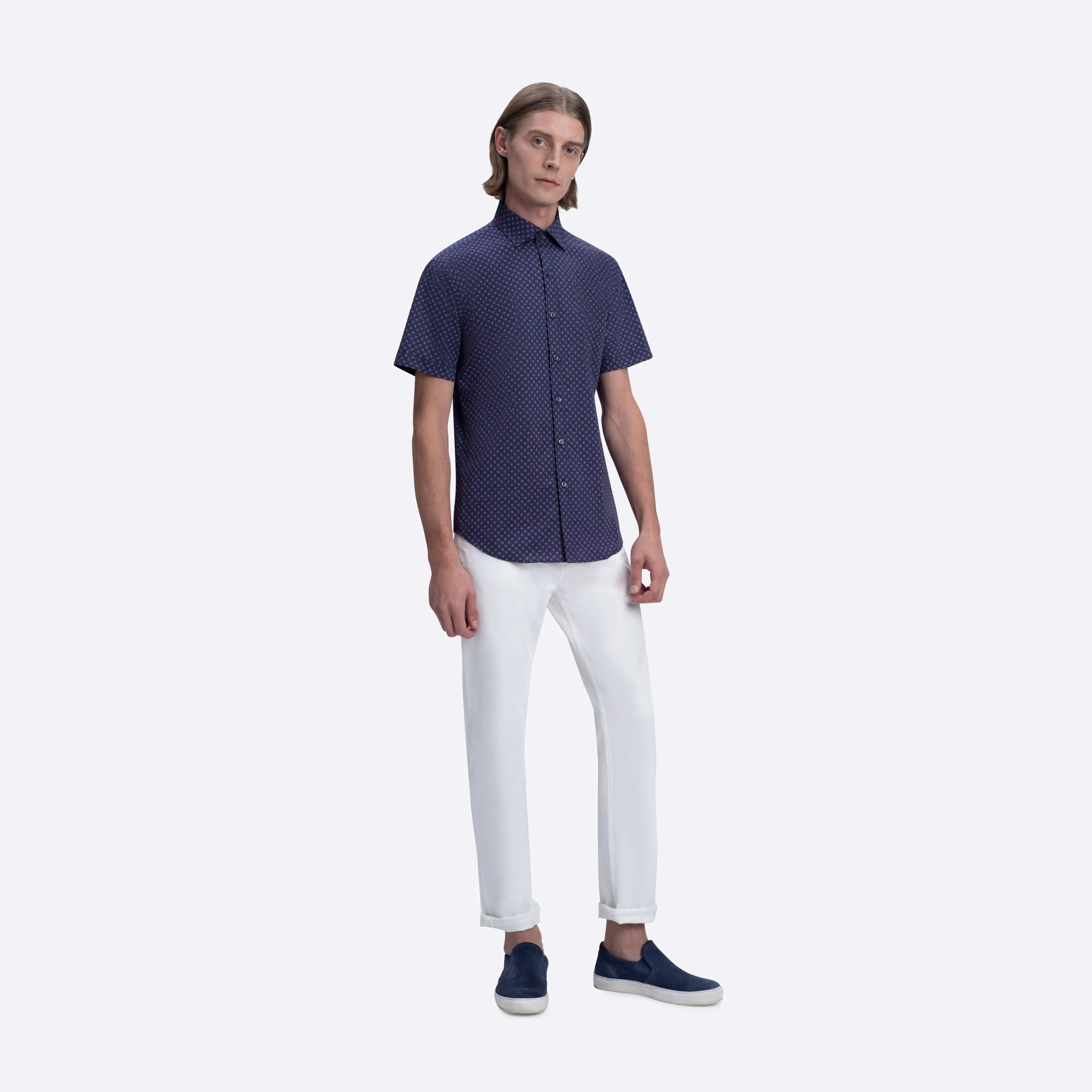 ORSON Floral Print Short Sleeve Shirt