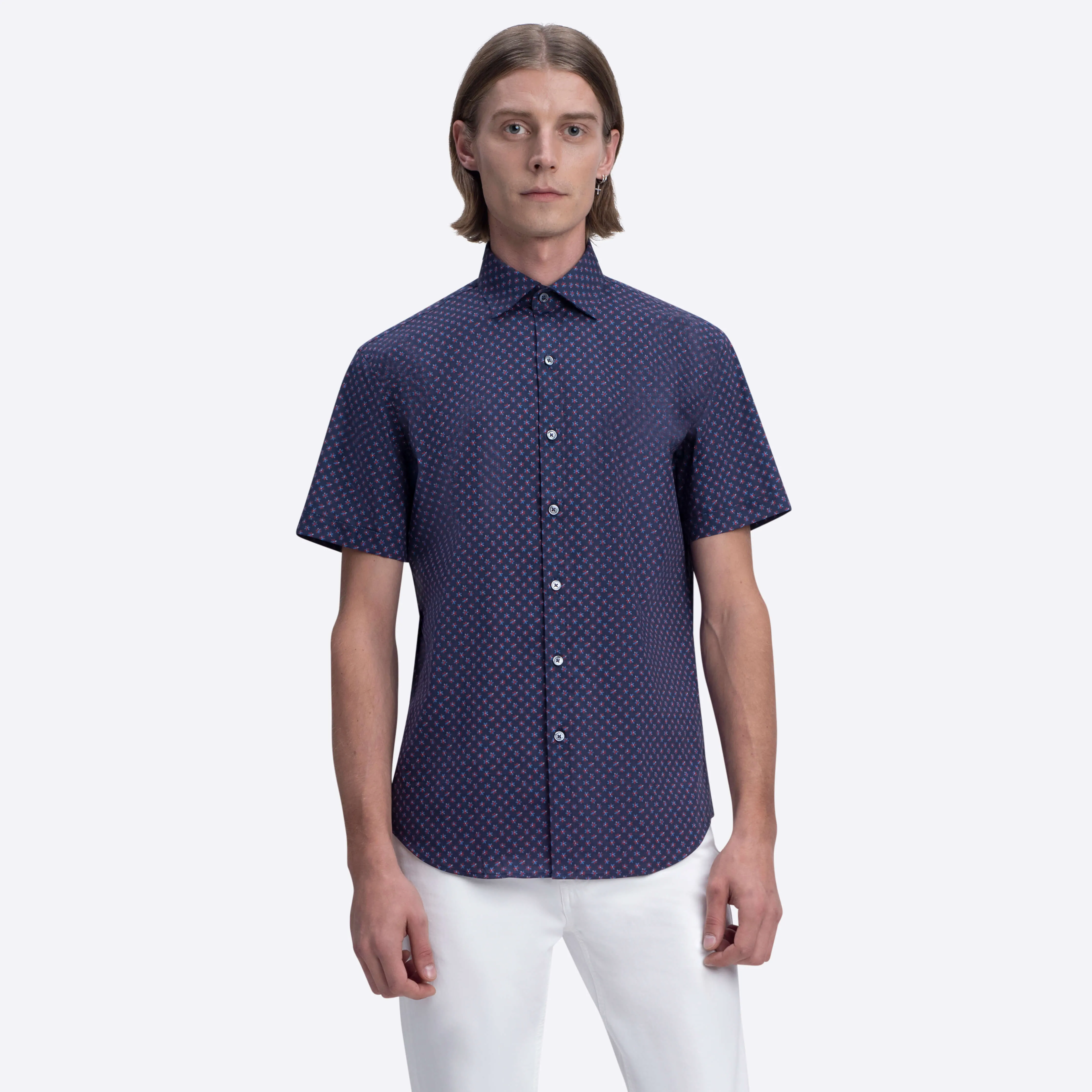 ORSON Floral Print Short Sleeve Shirt