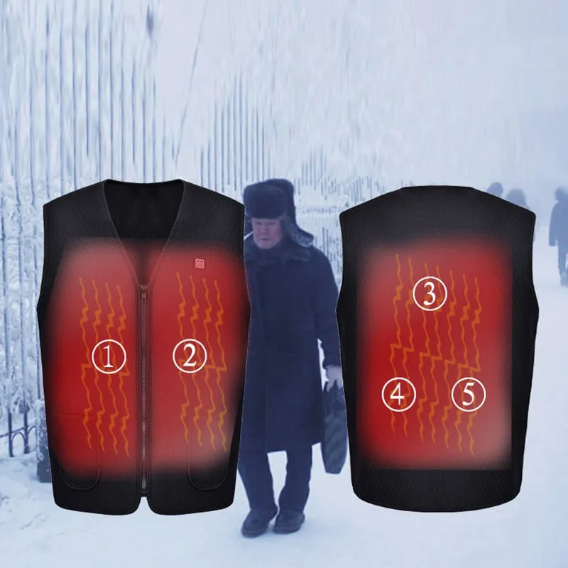 Outdoor USB Infrared Heating Jacket (Battery Included)