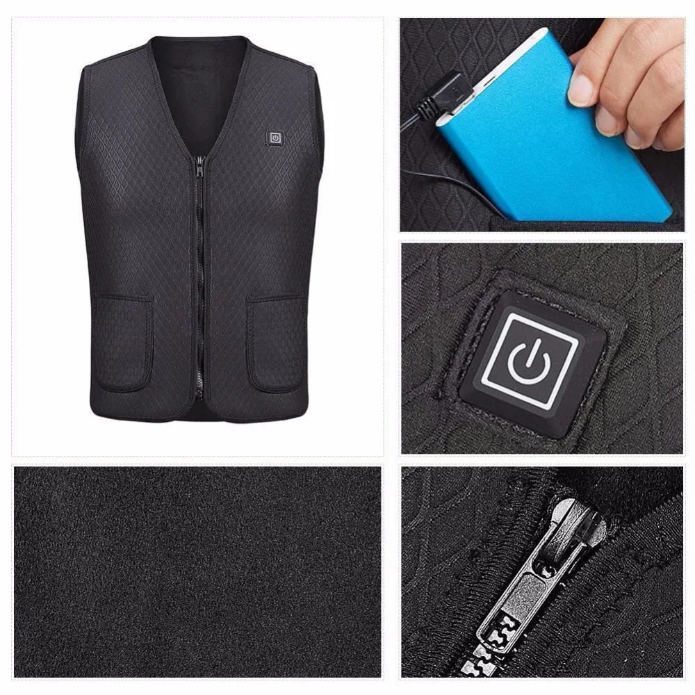 Outdoor USB Infrared Heating Jacket (Battery Included)