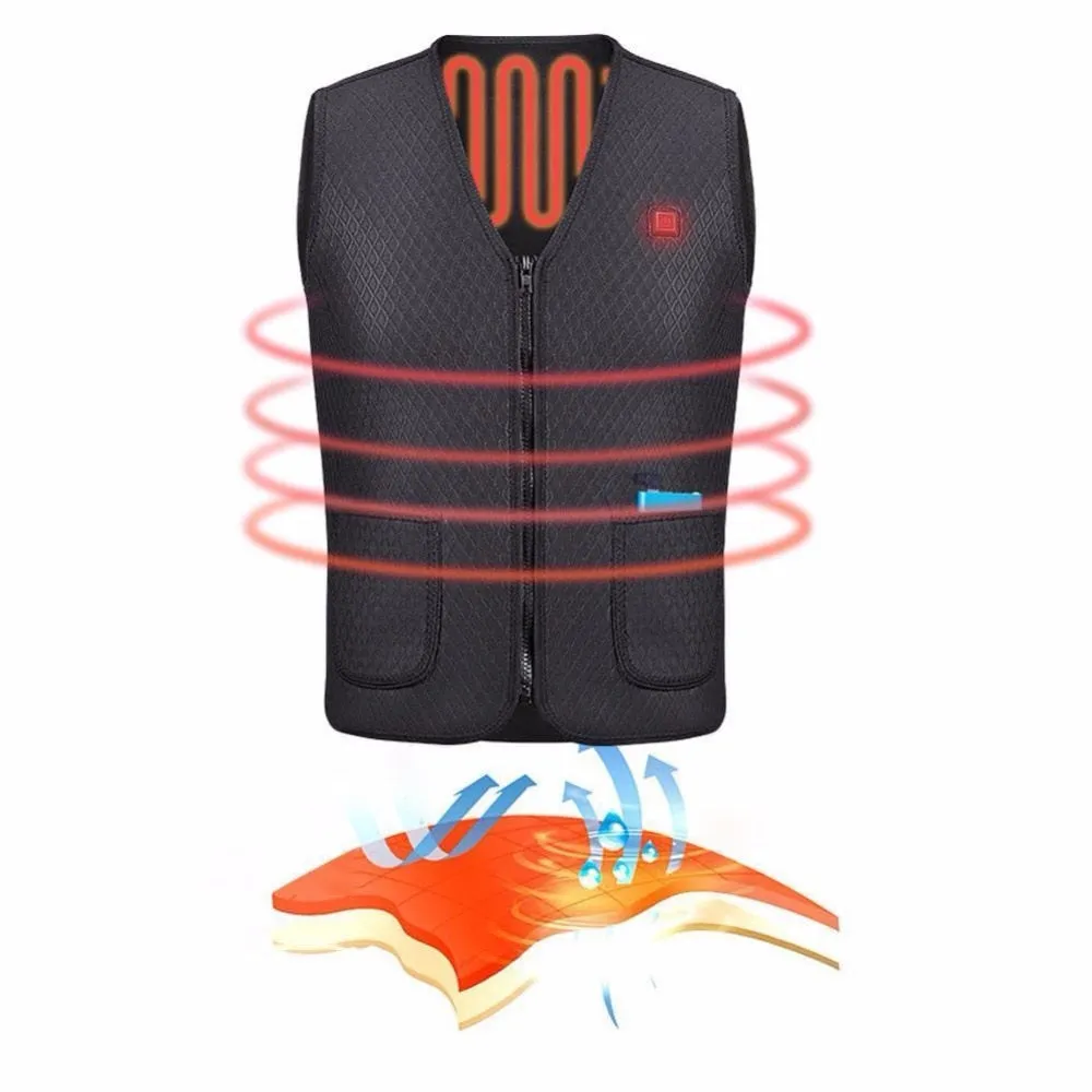 Outdoor USB Infrared Heating Jacket (Battery Included)