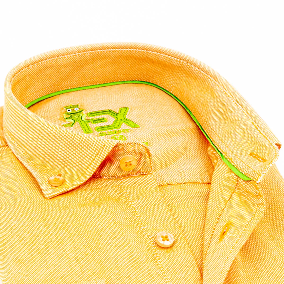Oxford FROG Button Down Shirt - Orange