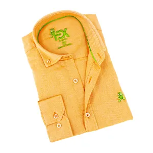 Oxford FROG Button Down Shirt - Orange
