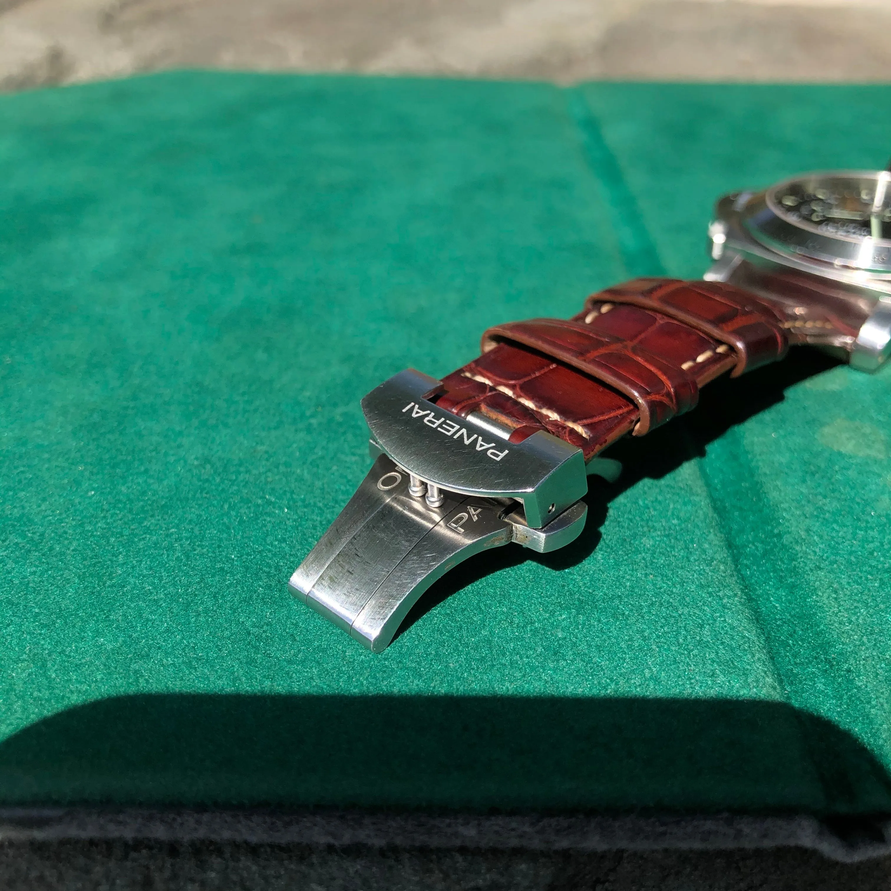 Panerai Luminor Daylight PAM 250 Chronograph Automatic Stainless Steel 44mm Wristwatch
