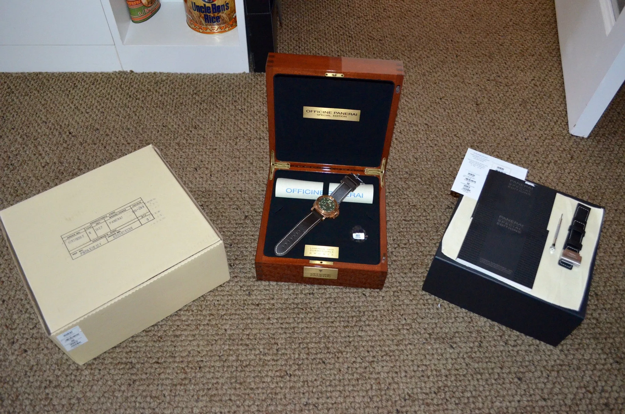 Panerai PAM 382 Bronzo Luminor Submersible 1950 3 Day Automatic Watch