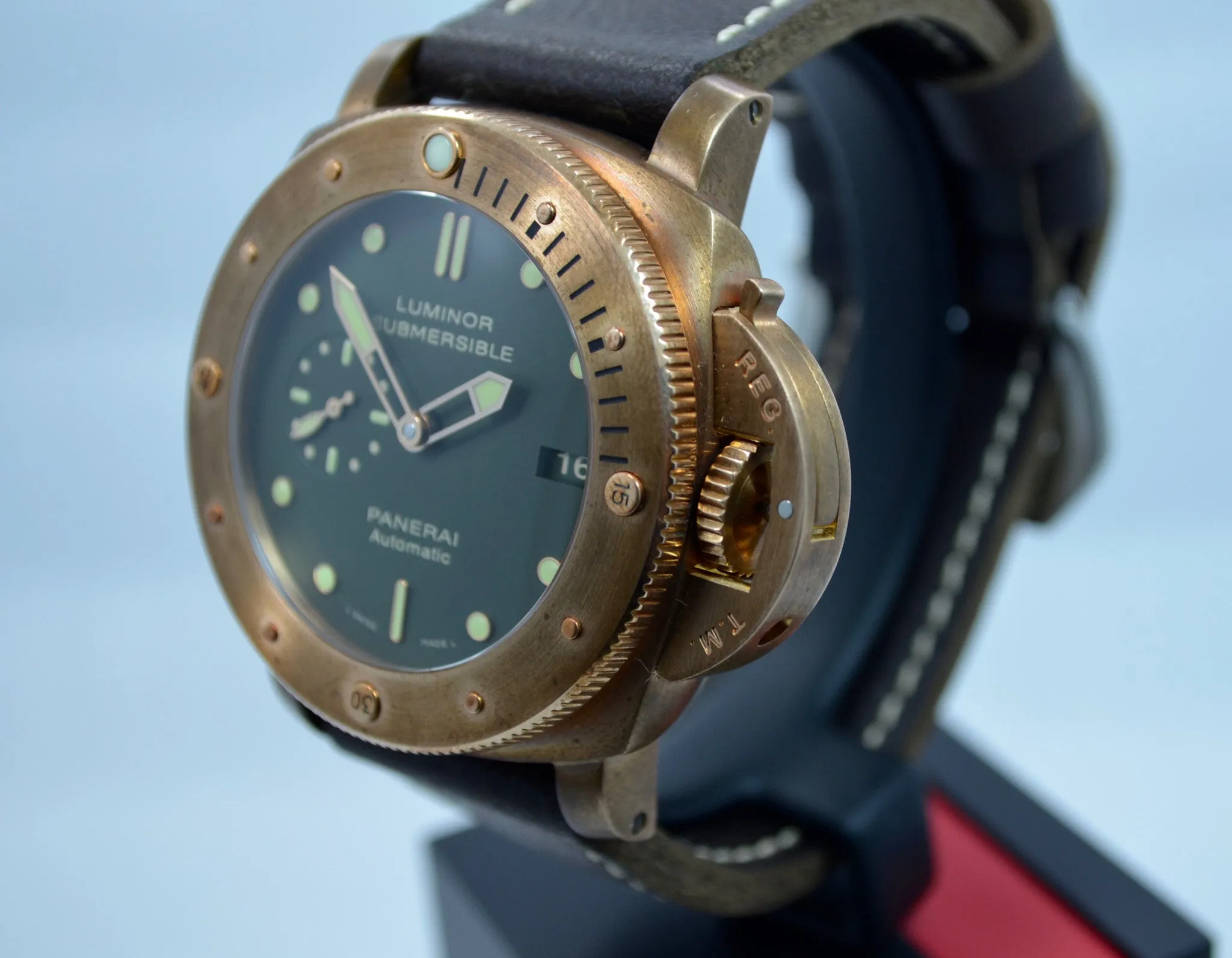 Panerai PAM 382 Bronzo Luminor Submersible 1950 3 Day Automatic Watch
