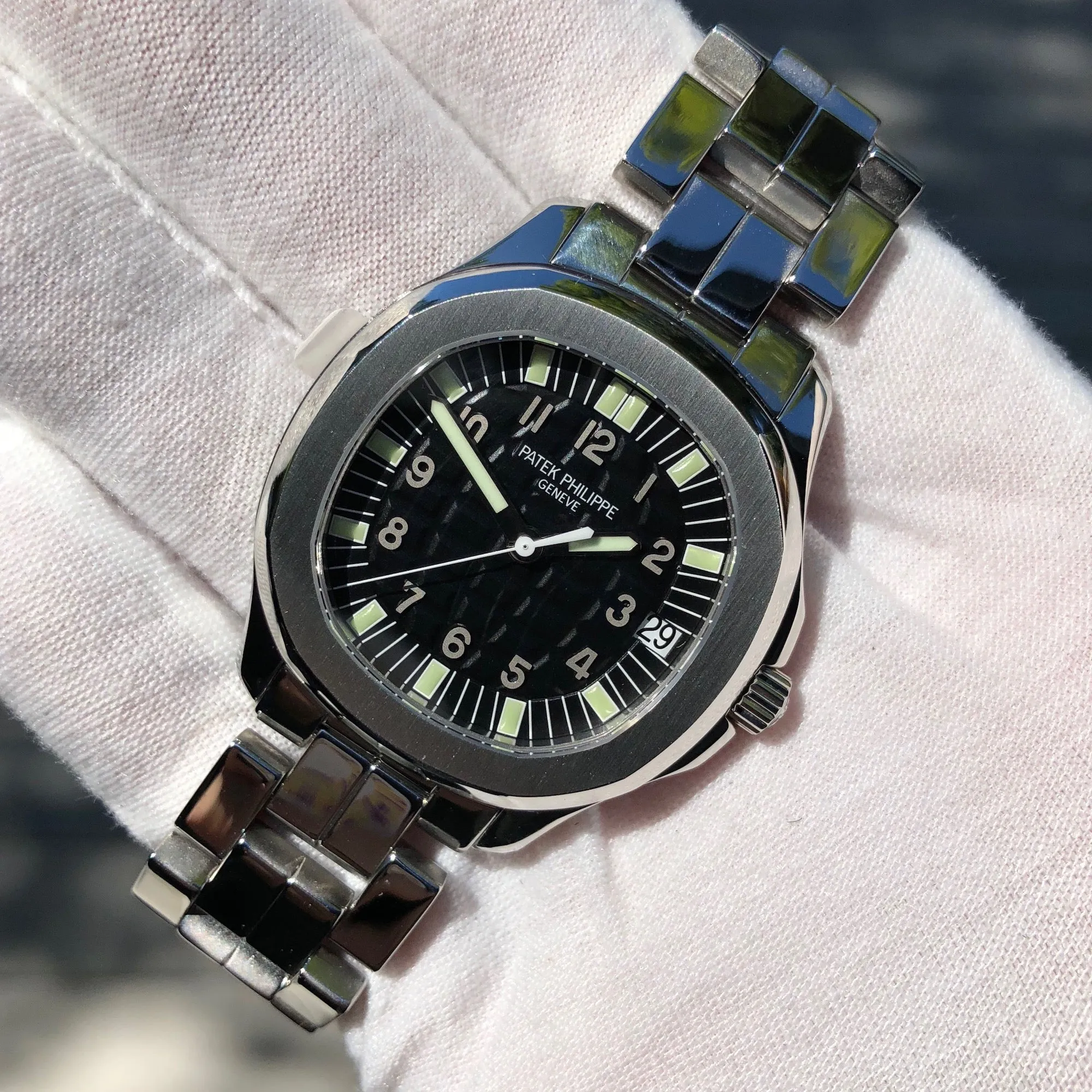 Patek Philippe Jumbo Aquanaut 5065 Stainless Steel Automatic Wristwatch 5065/1A
