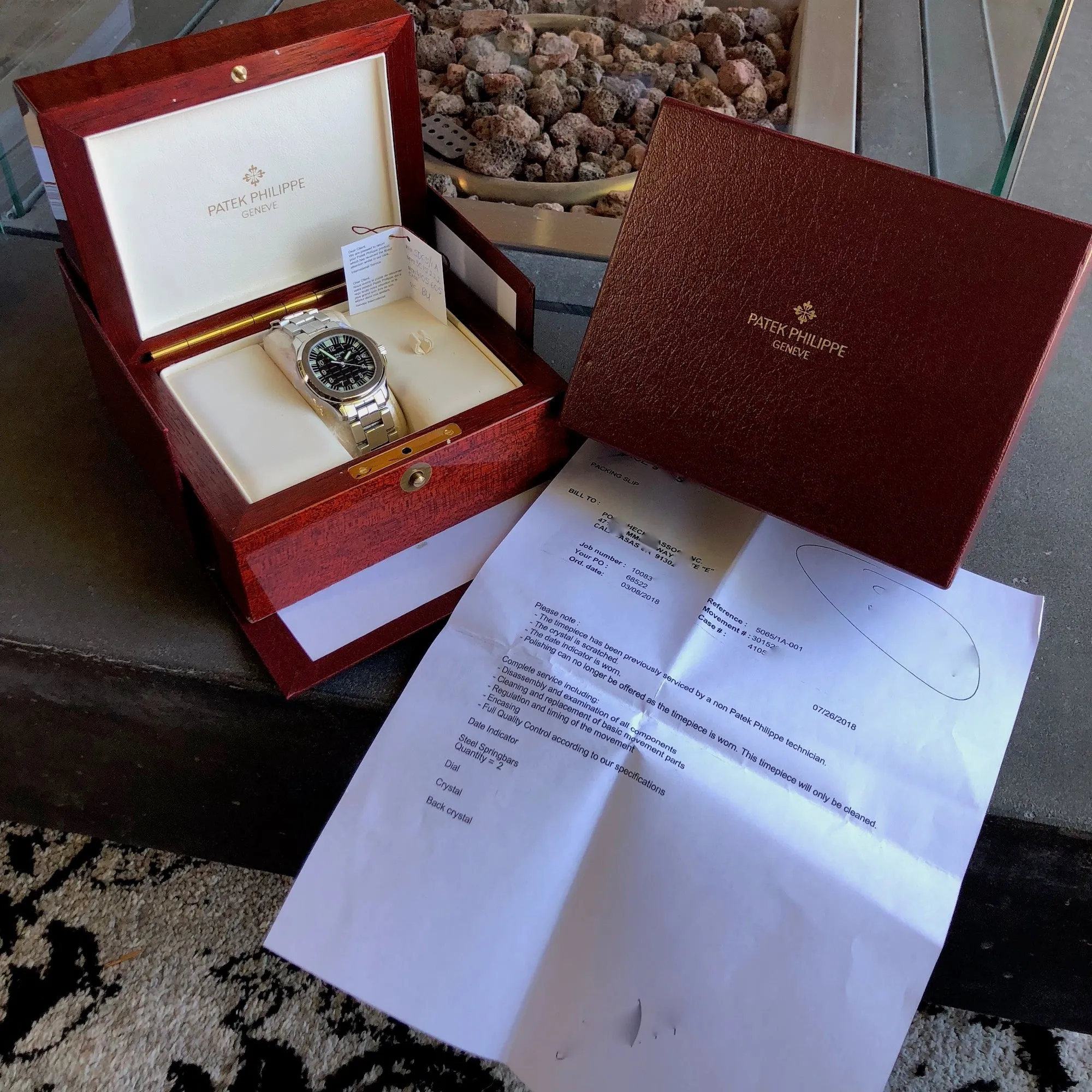 Patek Philippe Jumbo Aquanaut 5065 Stainless Steel Automatic Wristwatch 5065/1A