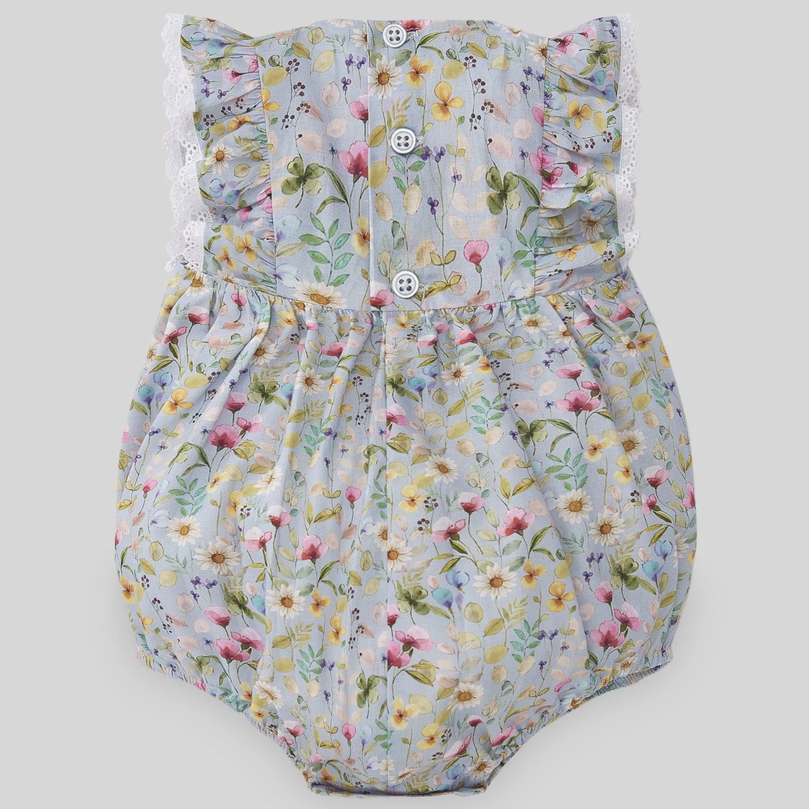 Paz Rodriguez Floral Print Bubble Bodysuit