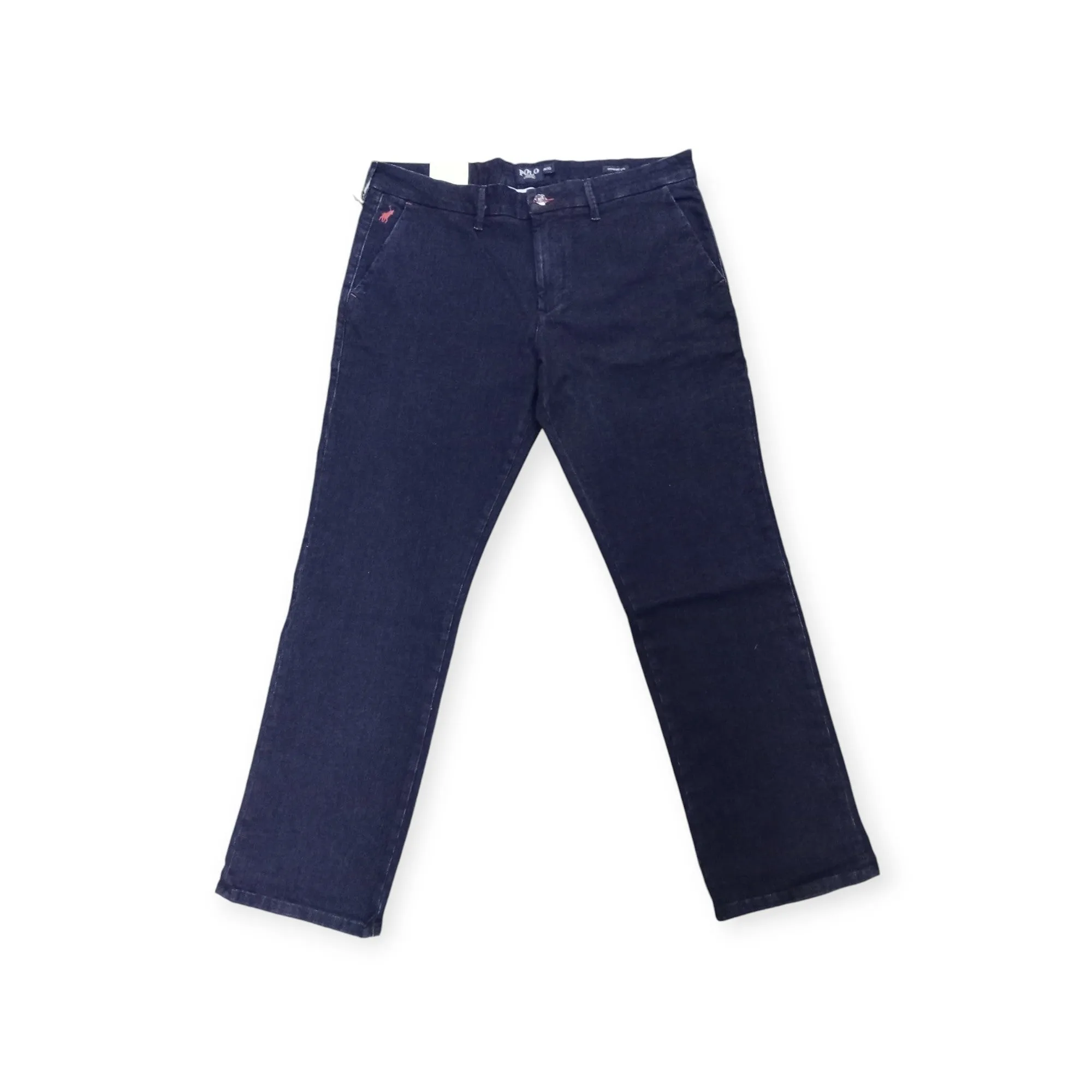 Polo Men's QTR Slant Straight Leg Denim Dark Wash