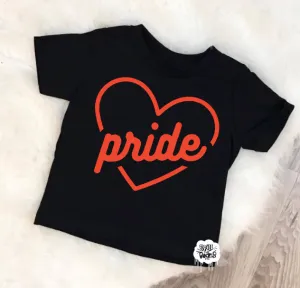 PRIDE HEART Kids bodysuit or tee