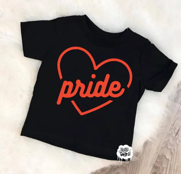 PRIDE HEART Kids bodysuit or tee