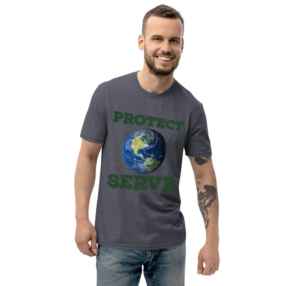 PROTECT SERVE  recycled t-shirt