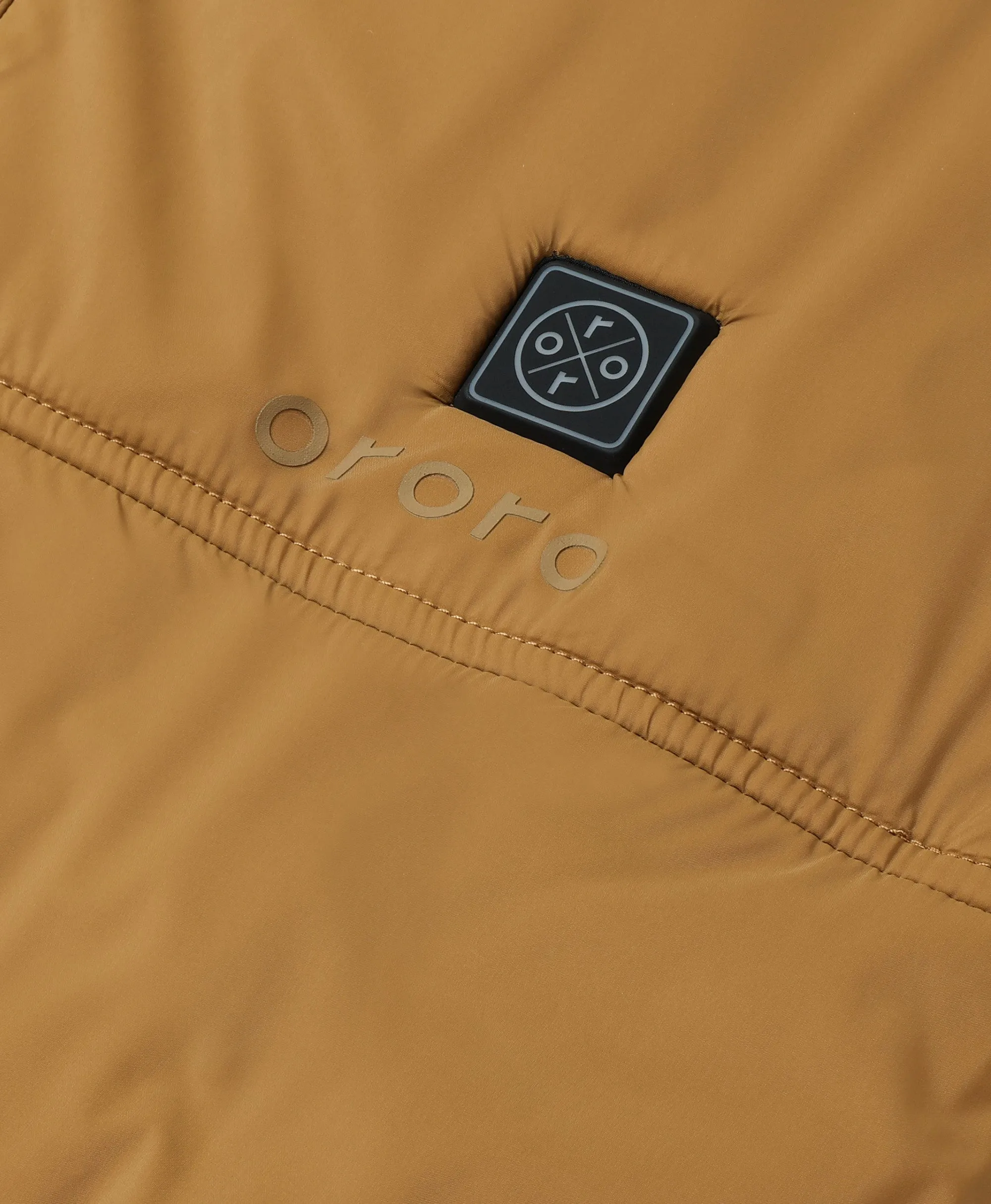 PuffLyte™ Men's Heated Lightweight Vest - Black / Khaki