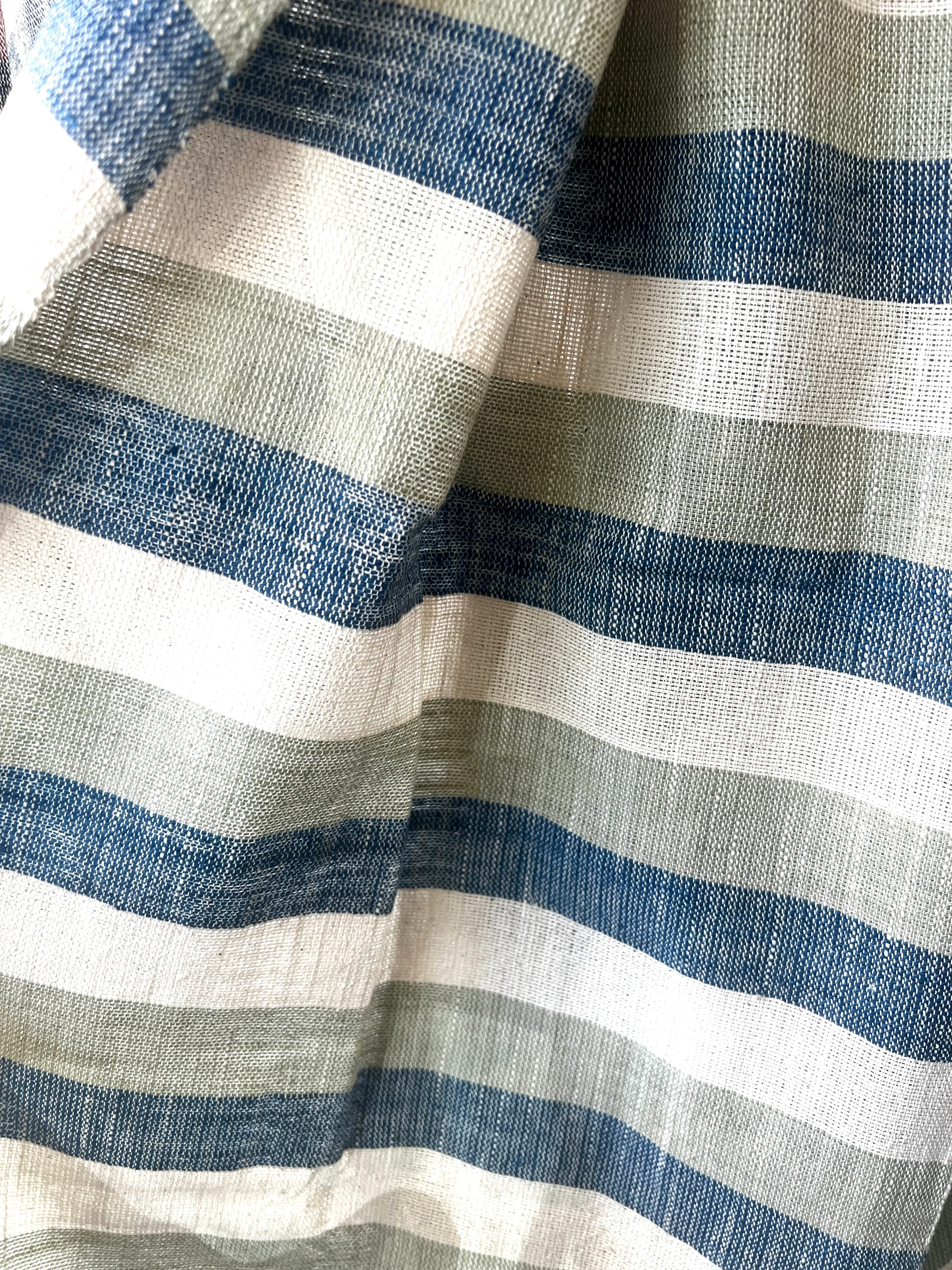 "Simone" Handwoven Lao Cotton Scarves and Table Runners