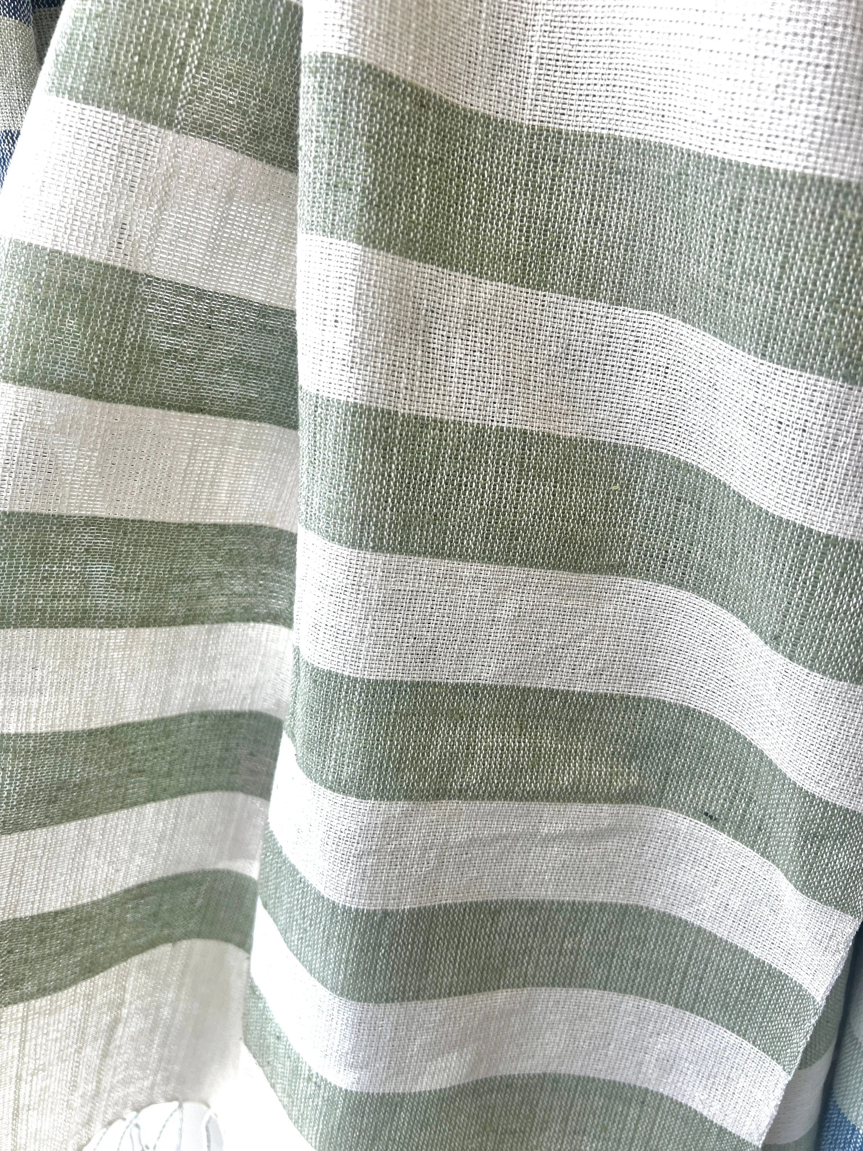 "Simone" Handwoven Lao Cotton Scarves and Table Runners