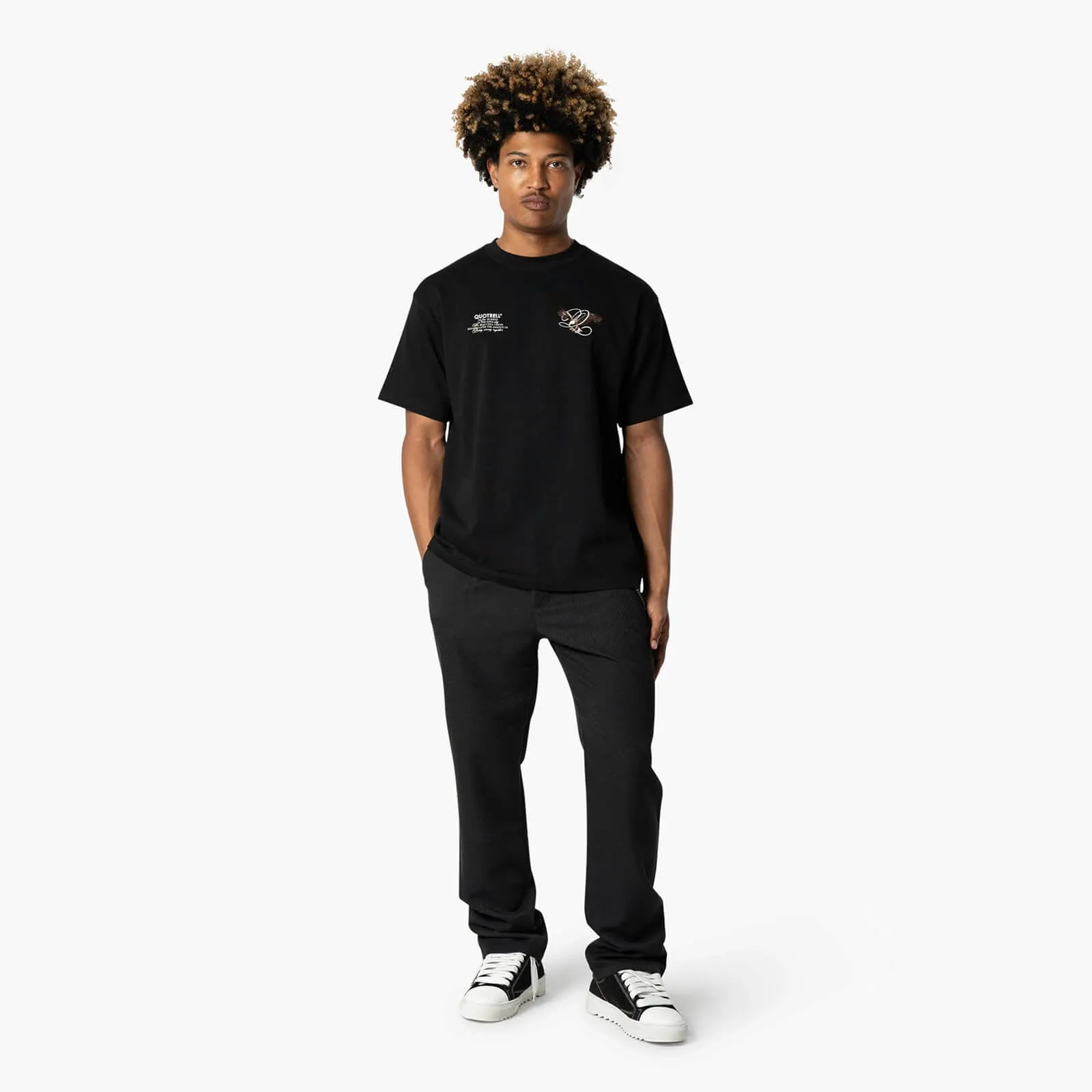 RAPTOR TEE | BLACK/WHITE