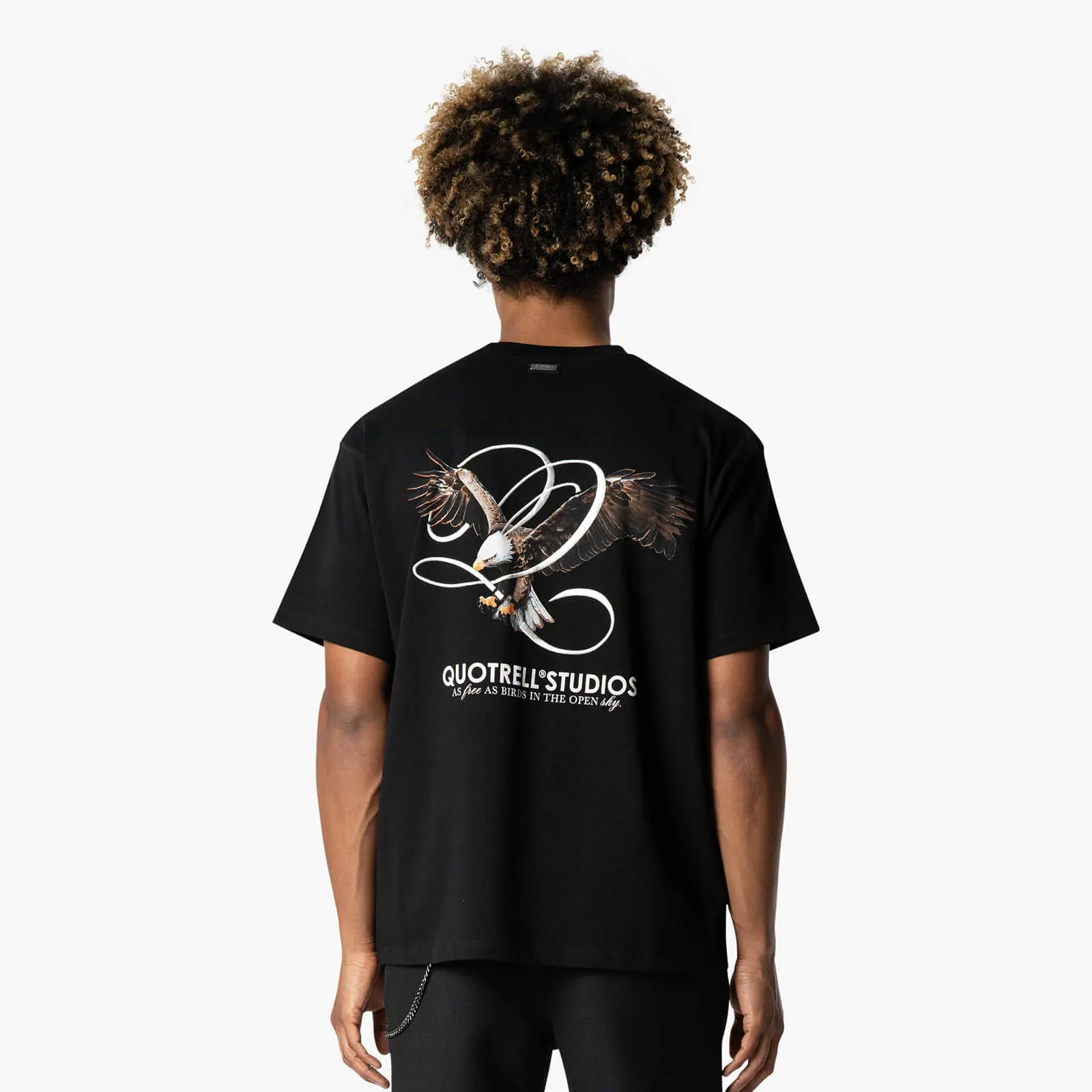 RAPTOR TEE | BLACK/WHITE