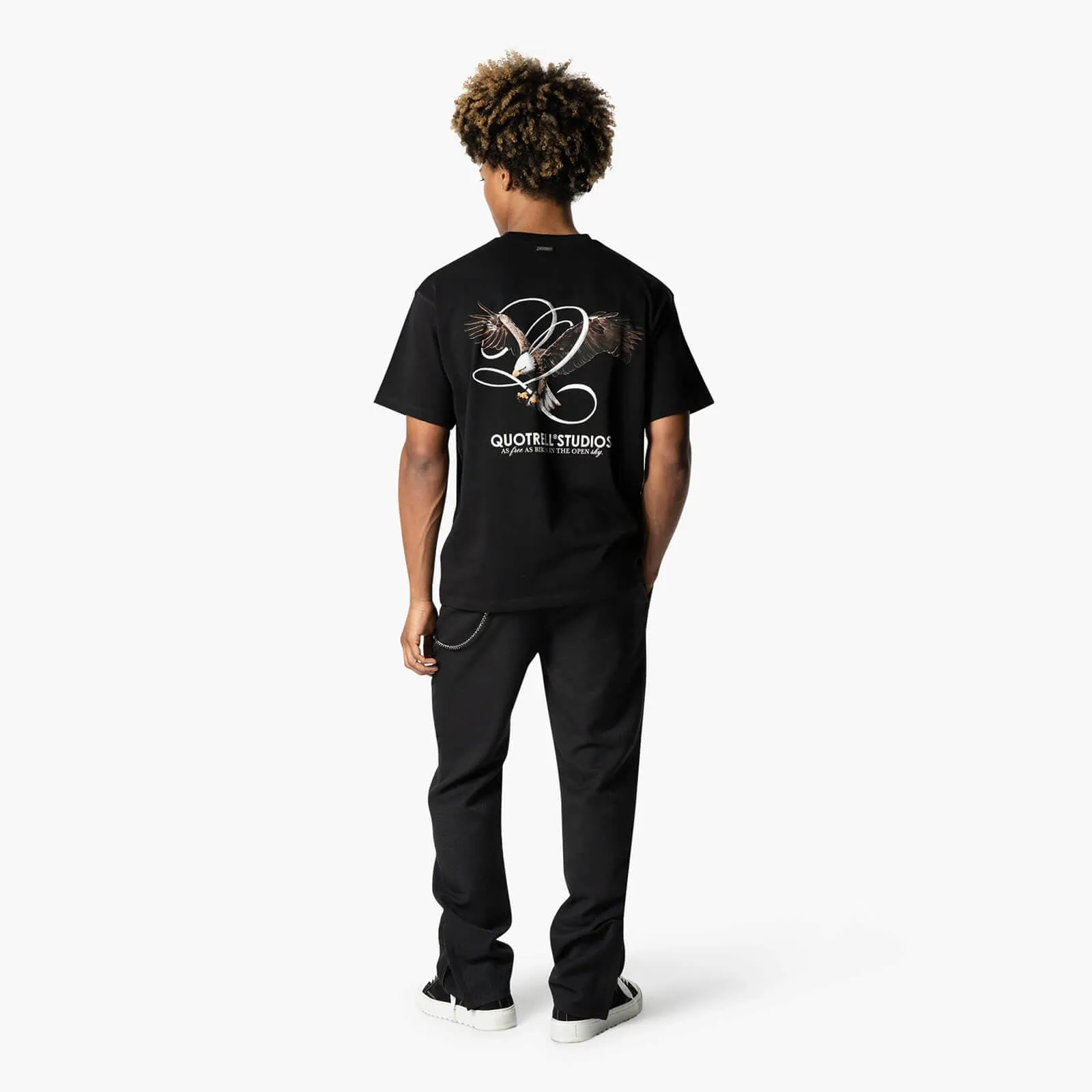 RAPTOR TEE | BLACK/WHITE