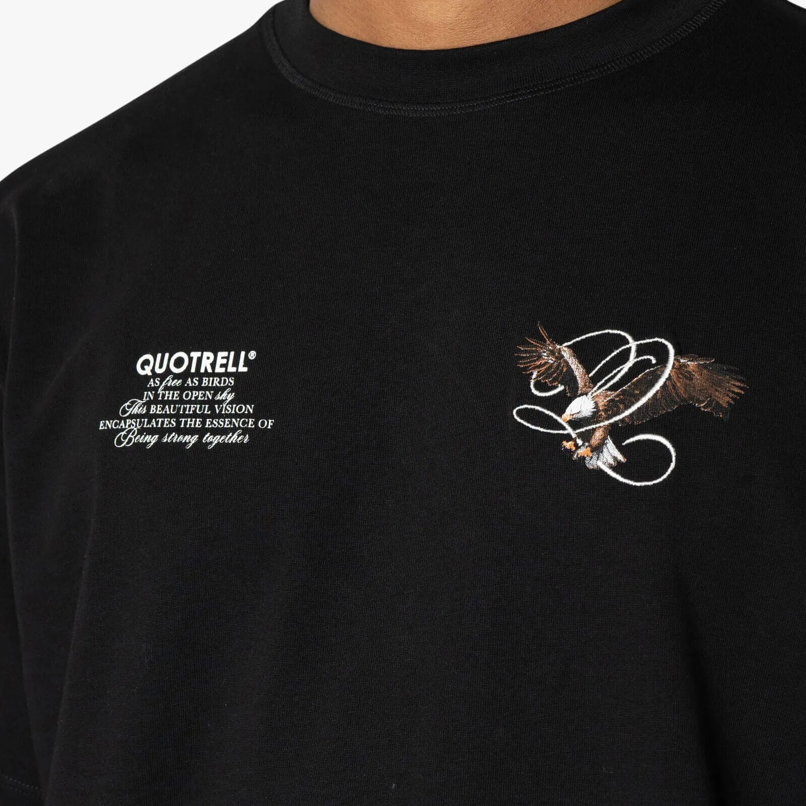 RAPTOR TEE | BLACK/WHITE