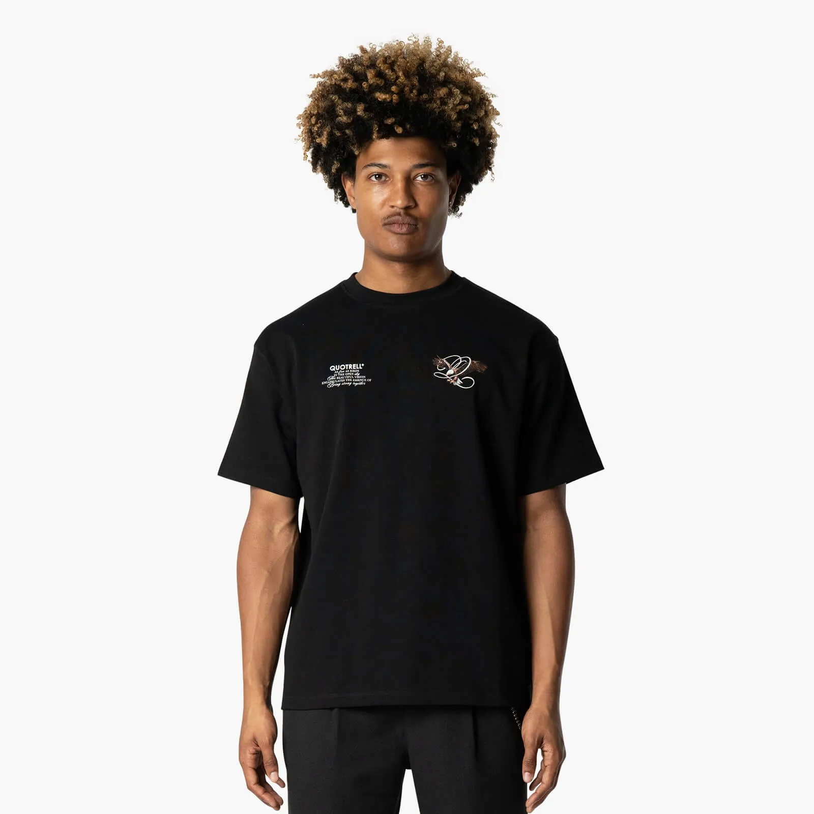 RAPTOR TEE | BLACK/WHITE