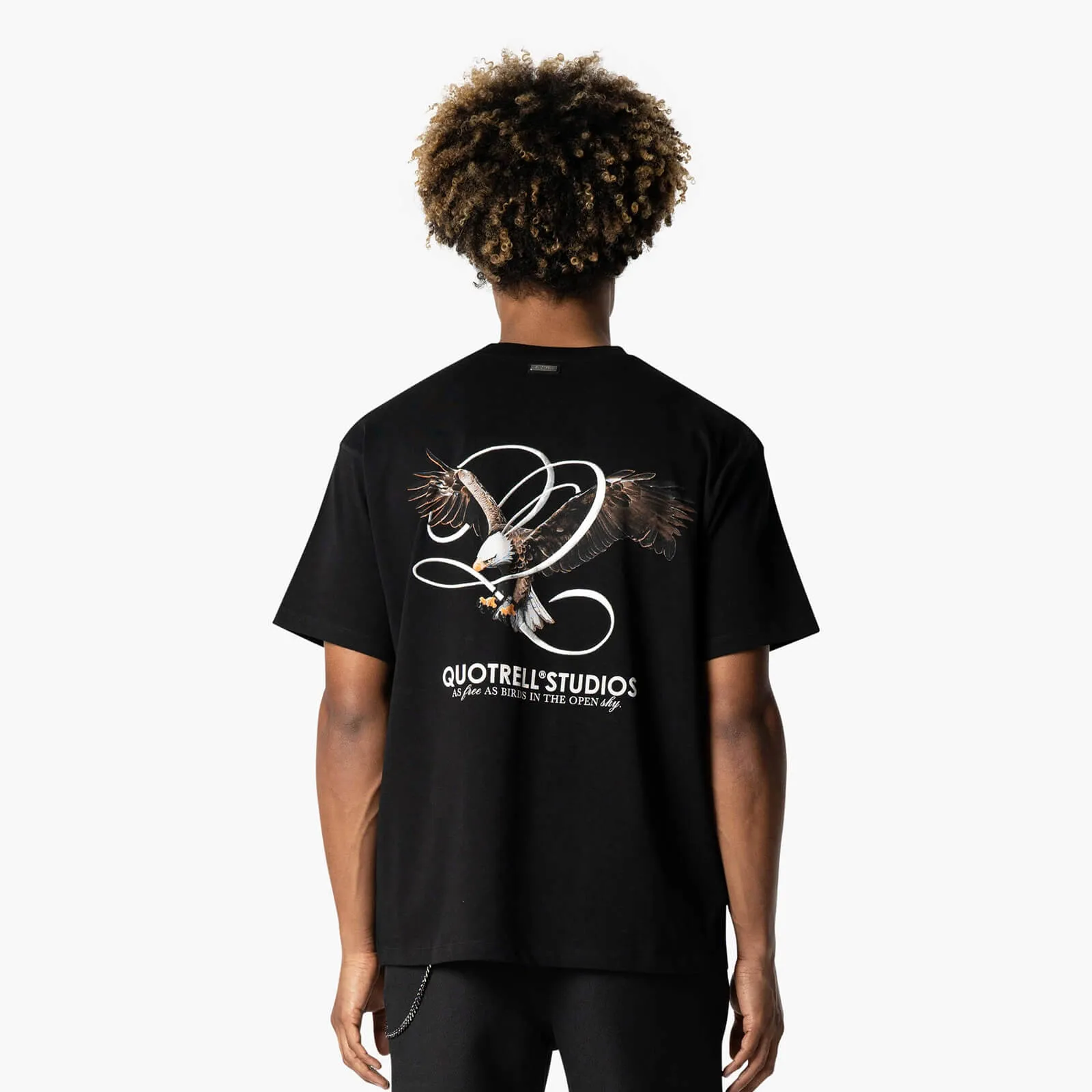 RAPTOR TEE | BLACK/WHITE