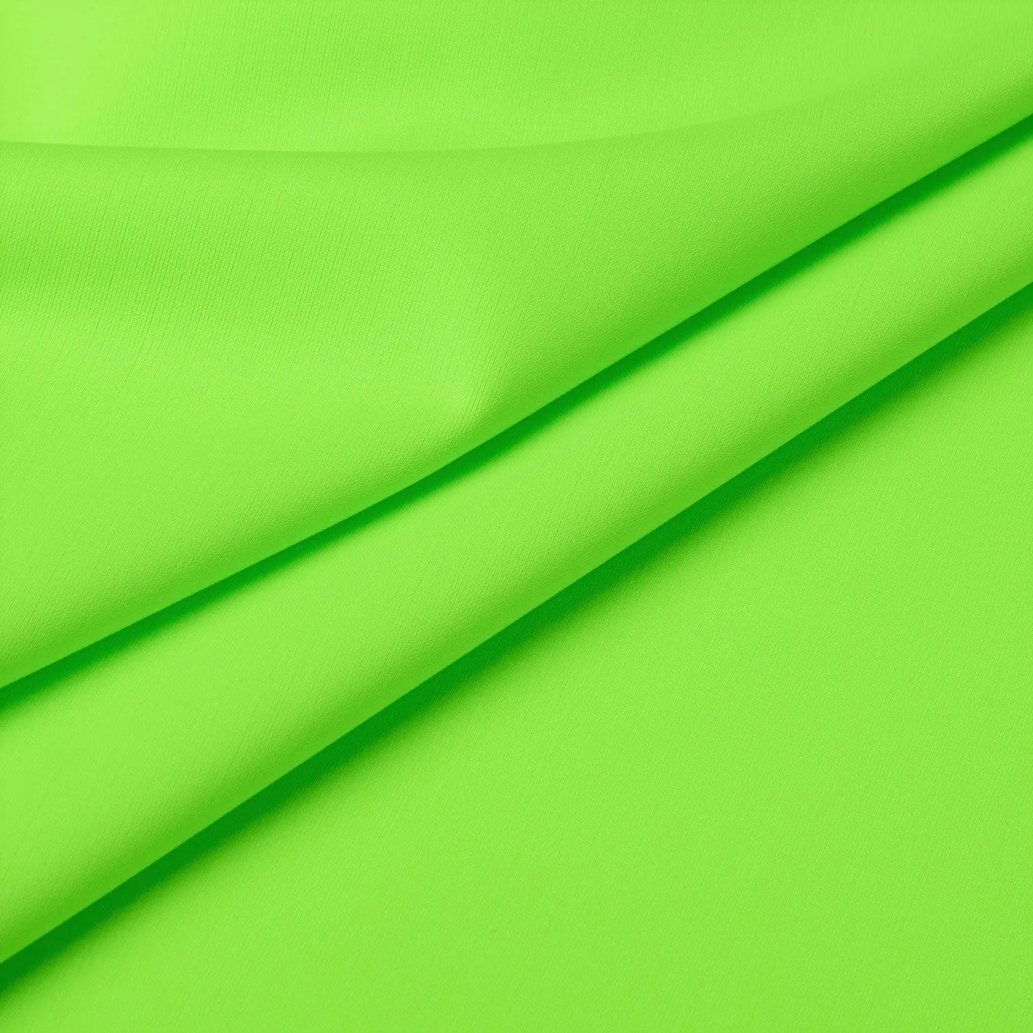 Recycled Vita Polyester  Lycra - Acid Lime