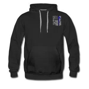 Rod of Asclepius Nurse Flag Men’s Premium Hoodie
