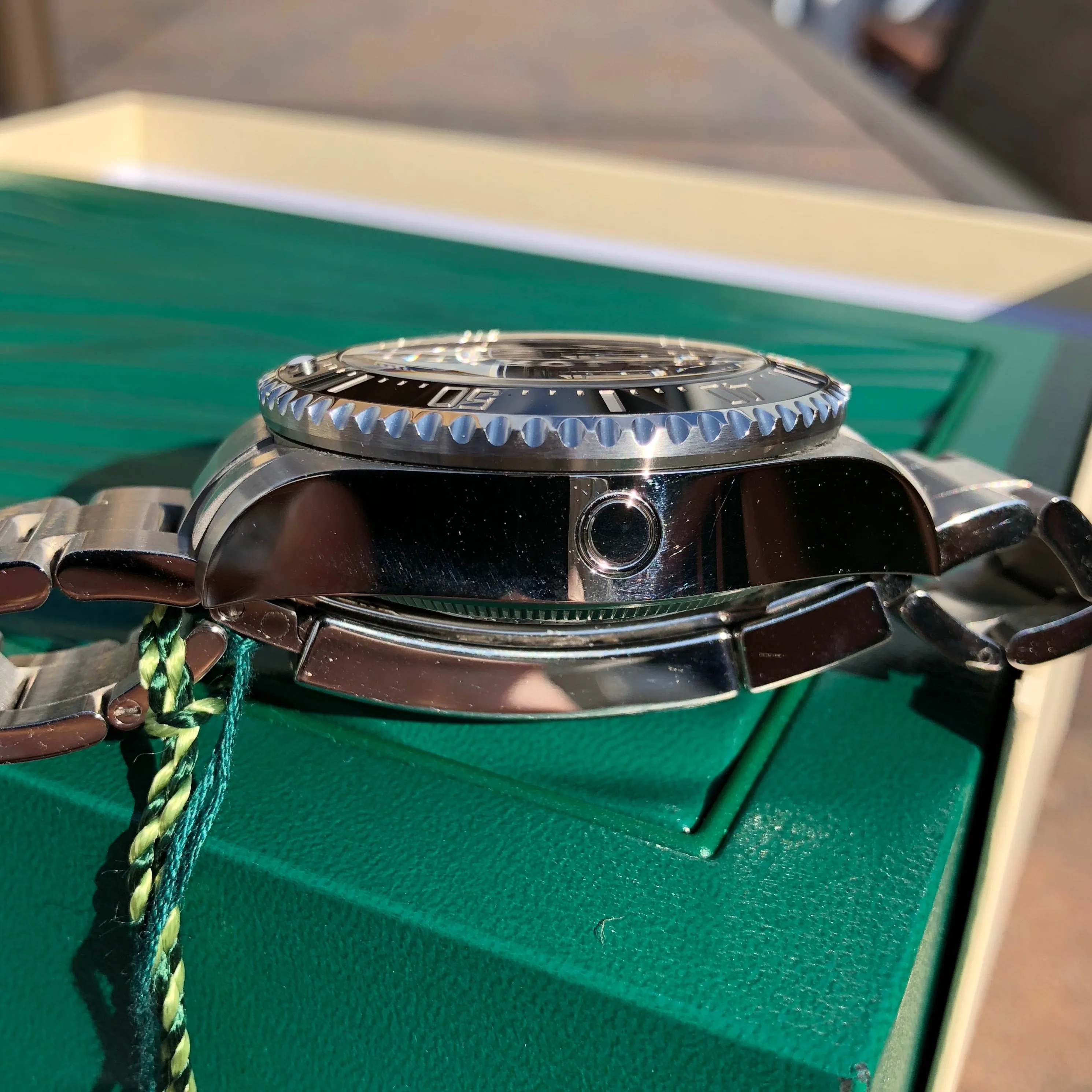 Rolex DeepSea Seadweller Deep Blue Ceramic 116660 James Cameron Wristwatch Box Papers