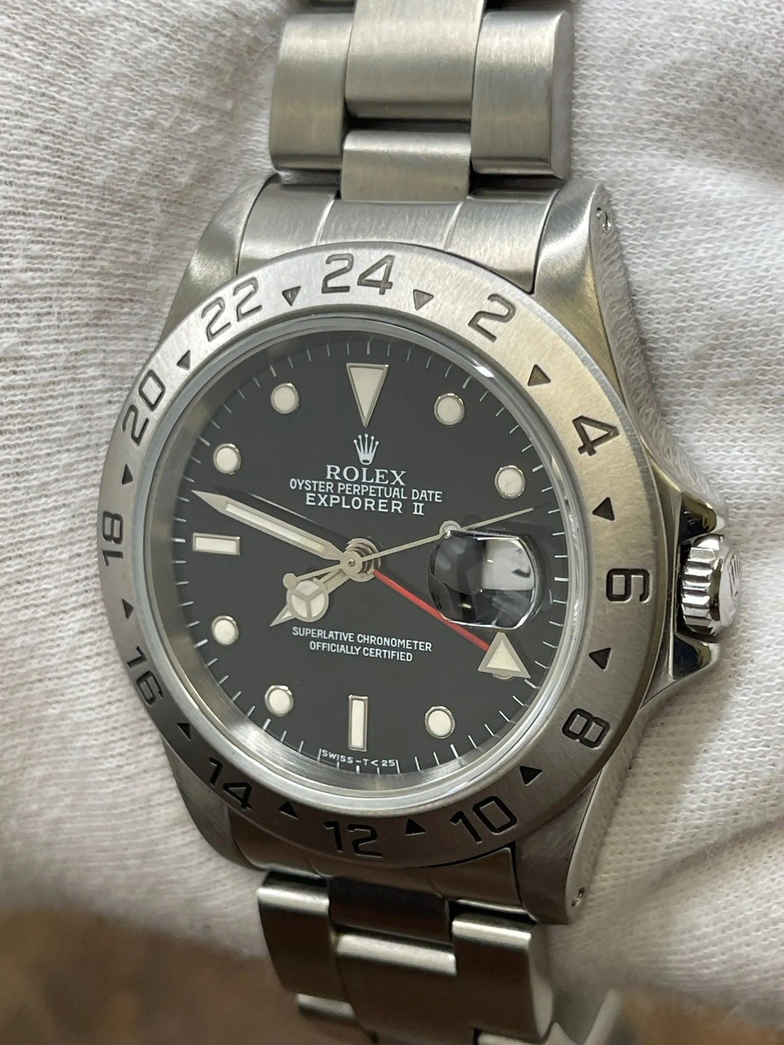 Rolex Explorer II 16570 Black Dial Automatic Men's Watch