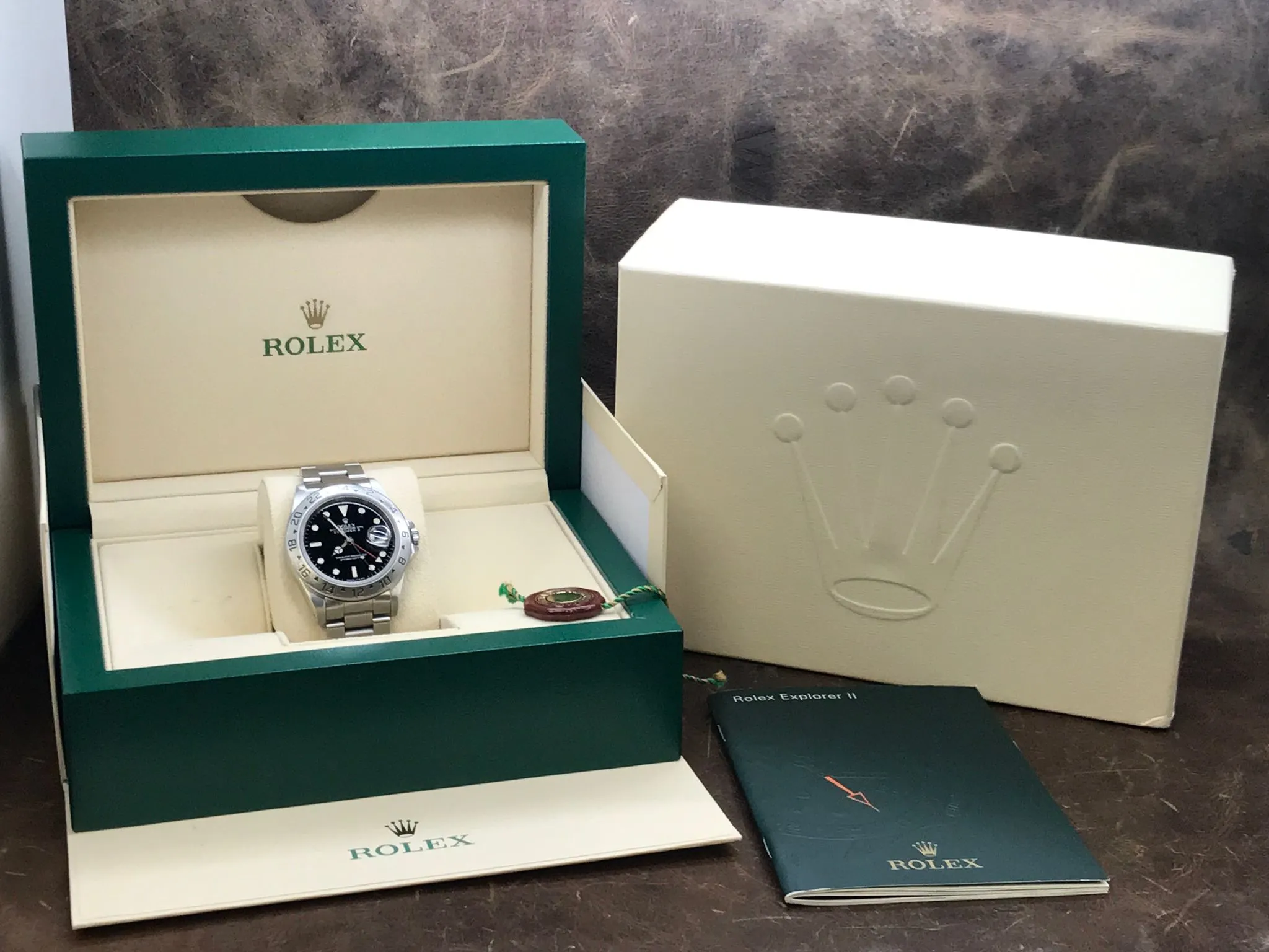 Rolex Explorer II 16570 Black Dial Automatic Men's Watch