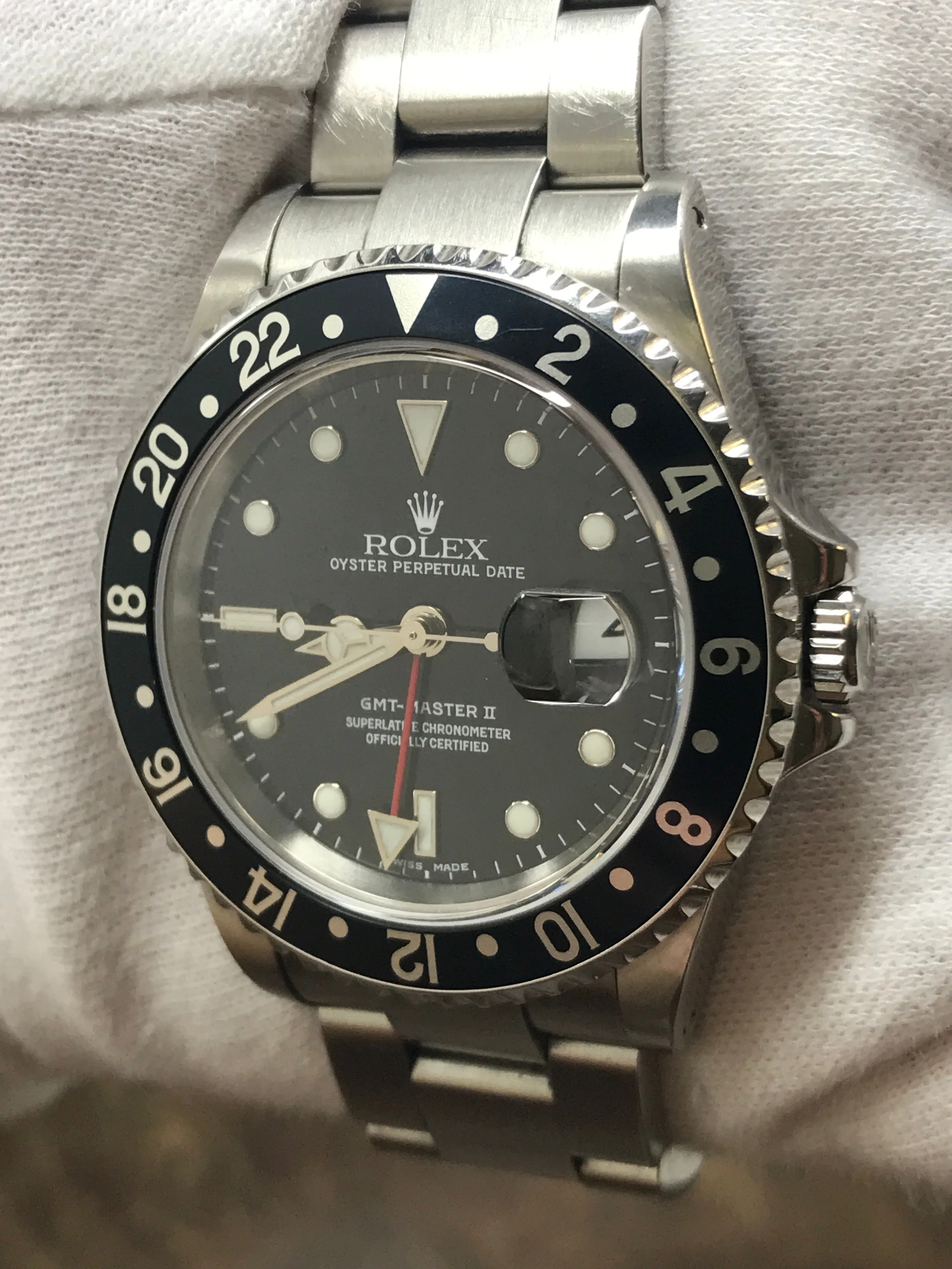 Rolex GMT Master II SEL 16710 Black Dial Automatic Men's Watch