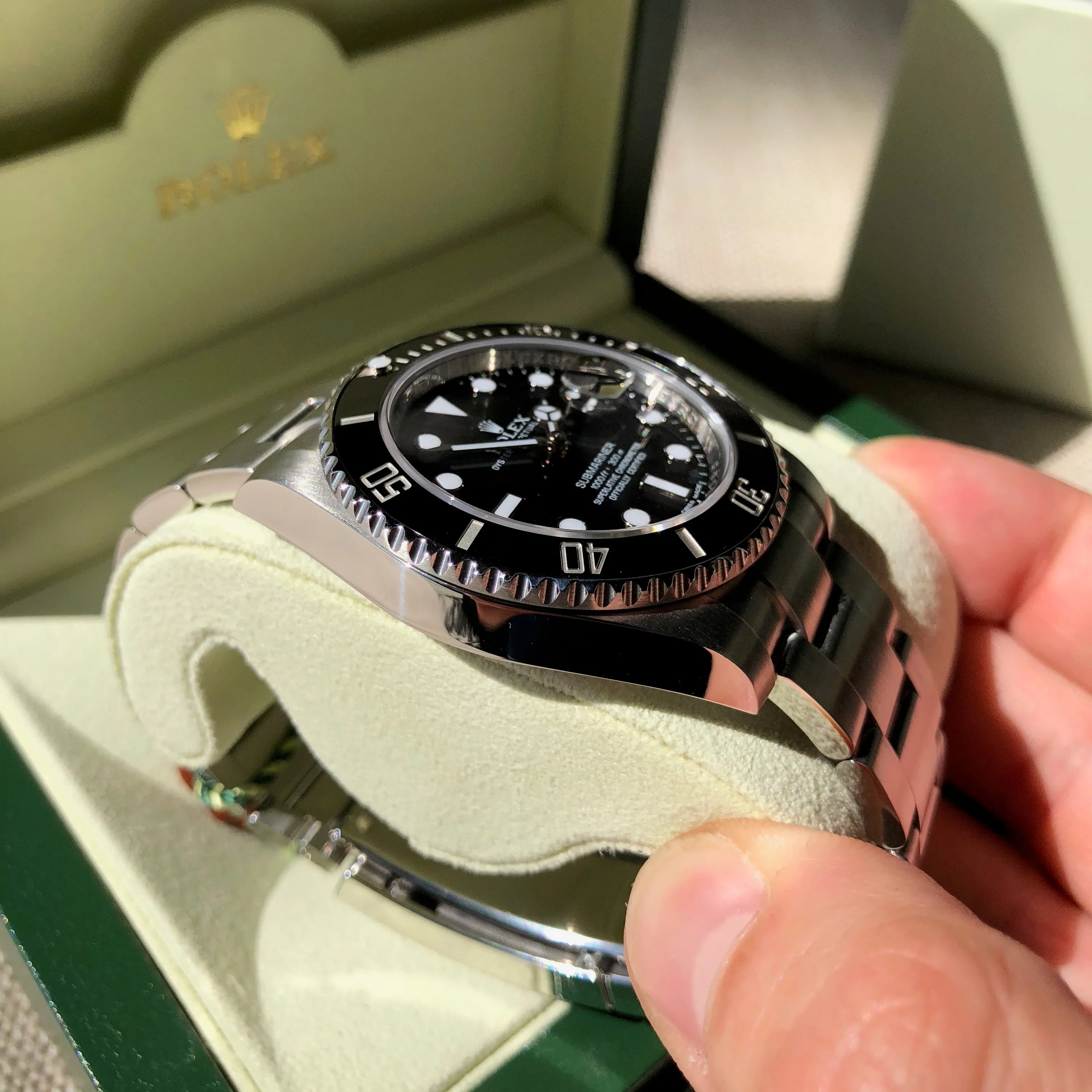 Rolex Submariner Date 116610 LN Stainless Steel Ceramic Wristwatch Box & Papers