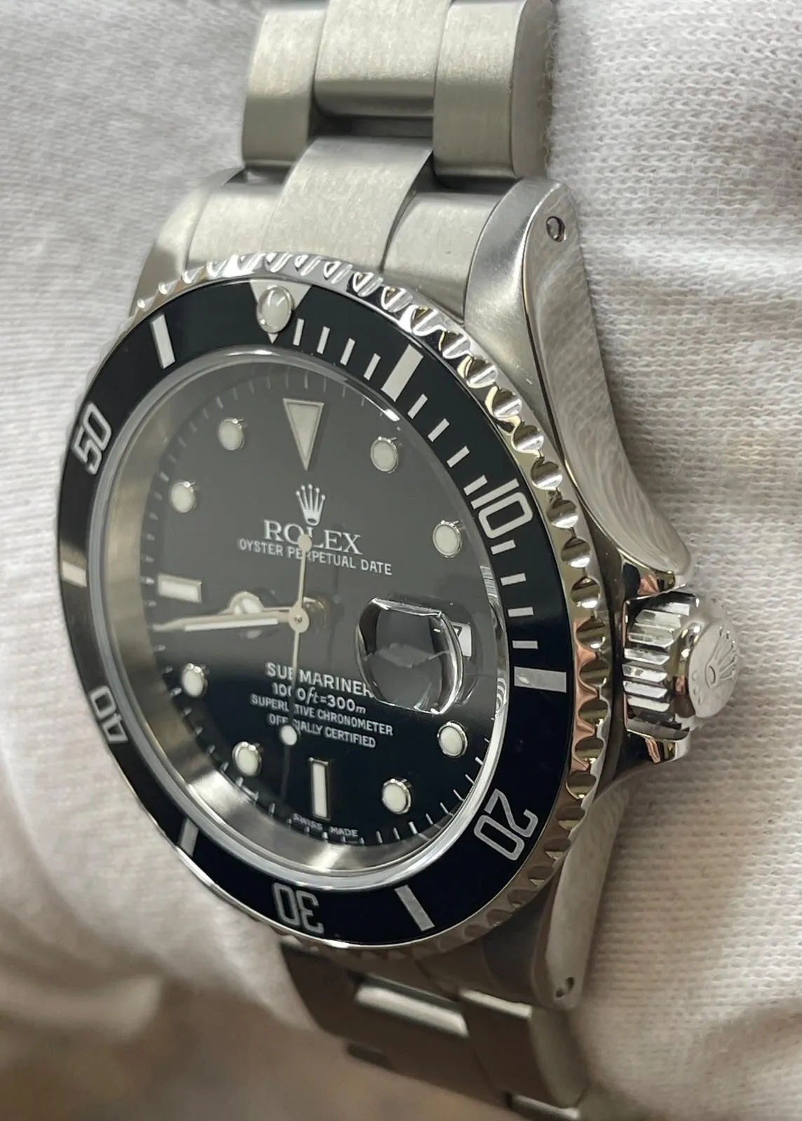Rolex Submariner Date SEL 16610 Black Dial Automatic Men's Watch