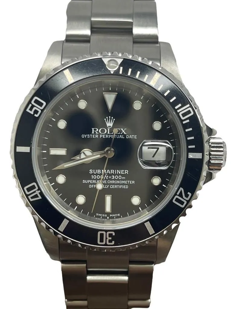 Rolex Submariner Date SEL 16610 Black Dial Automatic Men's Watch