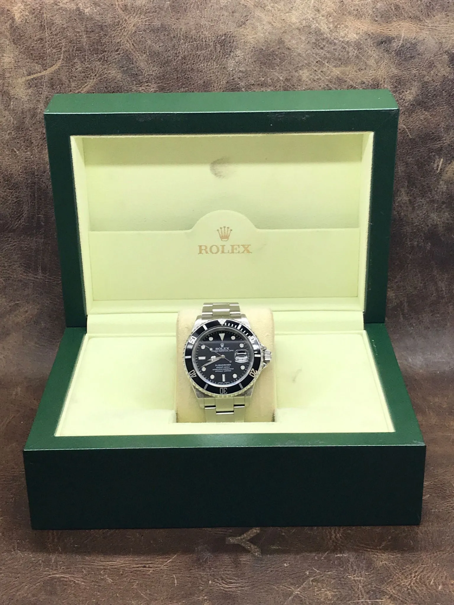 Rolex Submariner Date SEL 16610 Black Dial Automatic Men's Watch