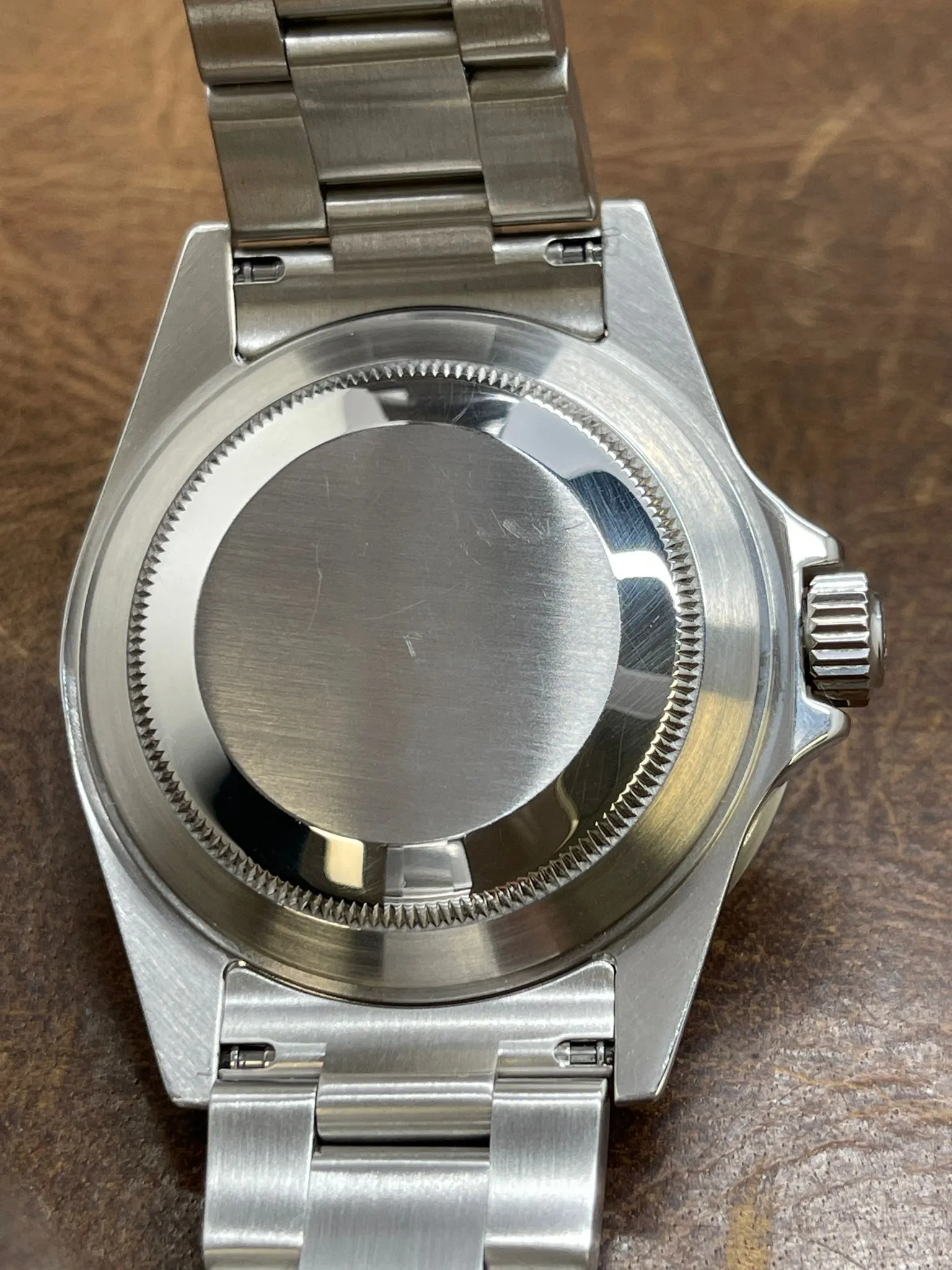 Rolex Submariner Date SEL NO Holes 16610 Black Dial Automatic Men's Watch
