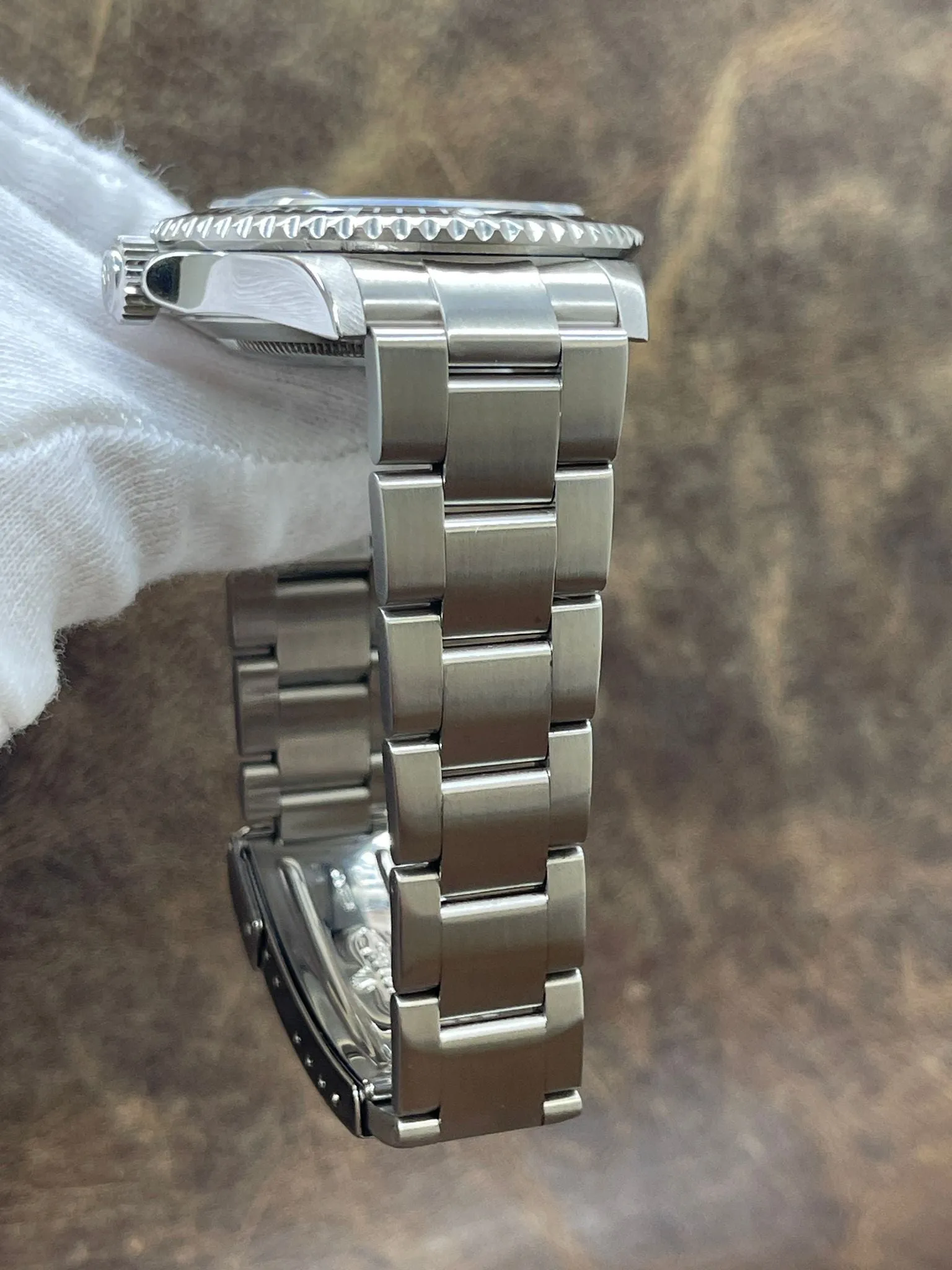 Rolex Submariner Date SEL NO Holes 16610 Black Dial Automatic Men's Watch