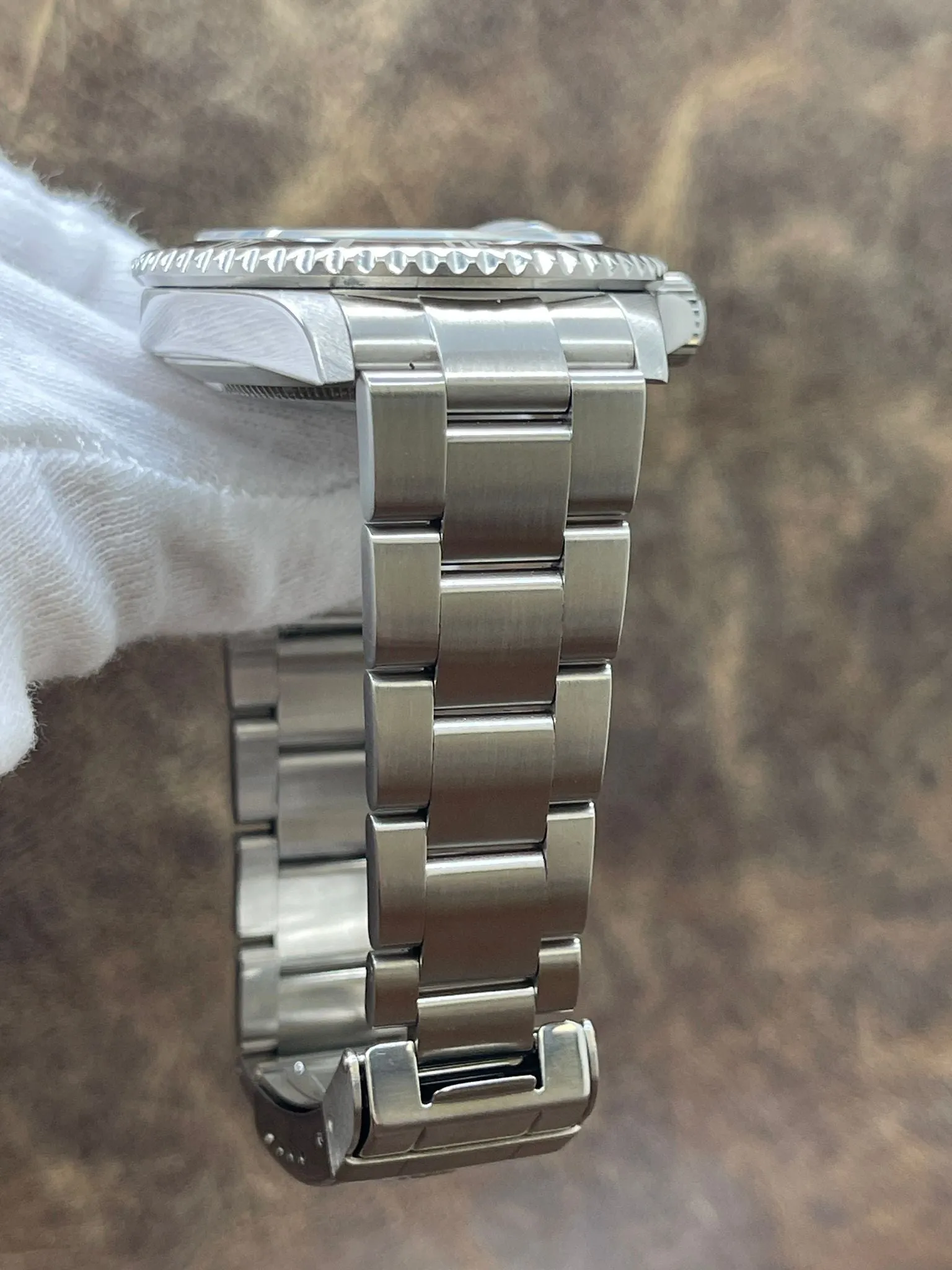 Rolex Submariner Date SEL NO Holes 16610 Black Dial Automatic Men's Watch
