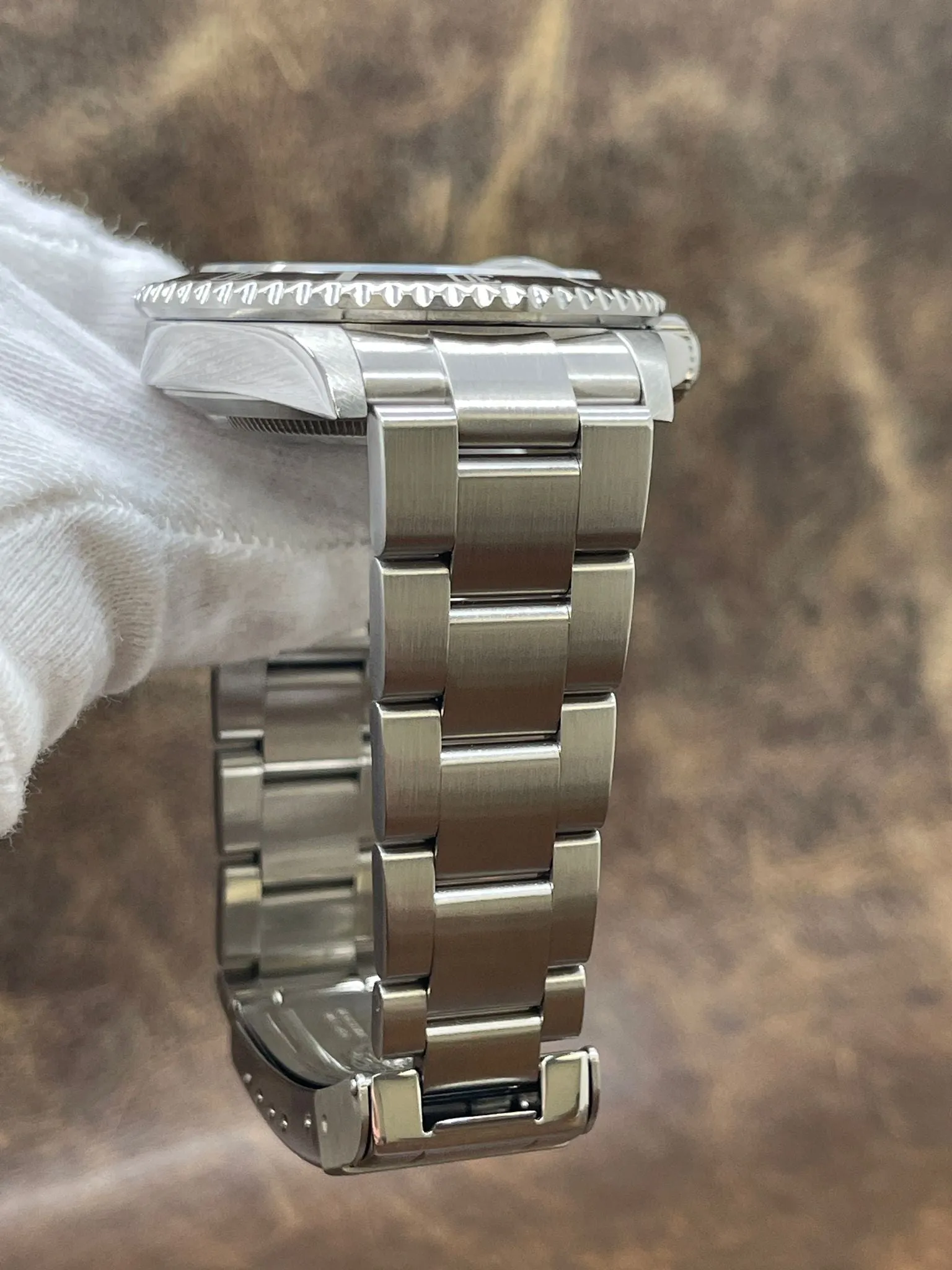 Rolex Submariner Date SEL NO Holes 16610 Black Dial Automatic Men's Watch