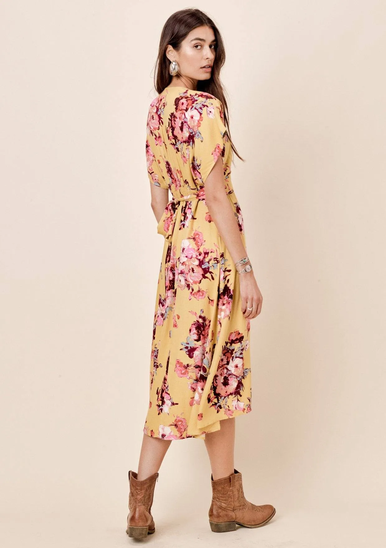 Rosella Floral Tie Back Dress