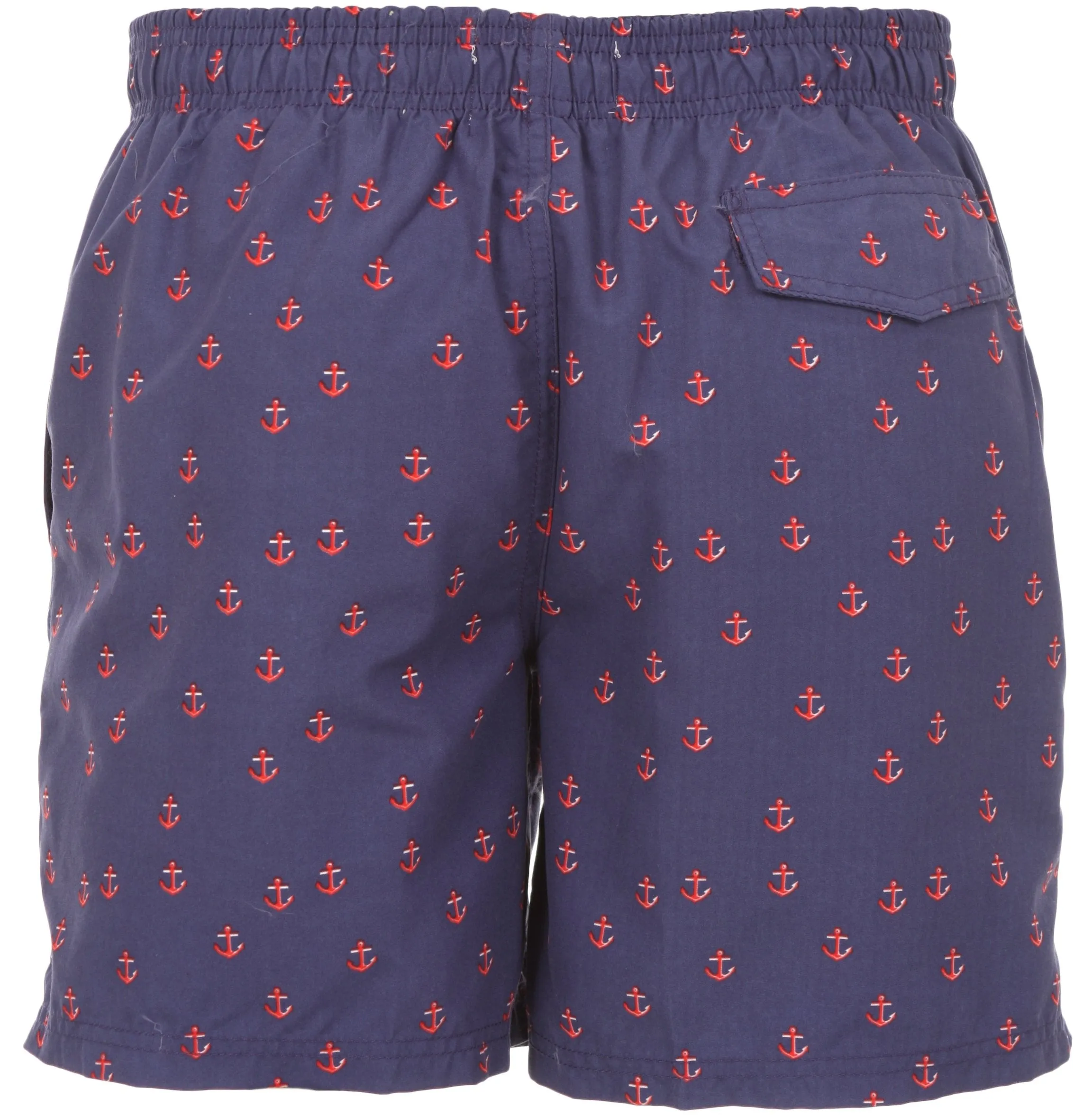 Sakkas Mens Sailor Sailboat Anchor Printed Skate Surf Board Short / Swim Trunk