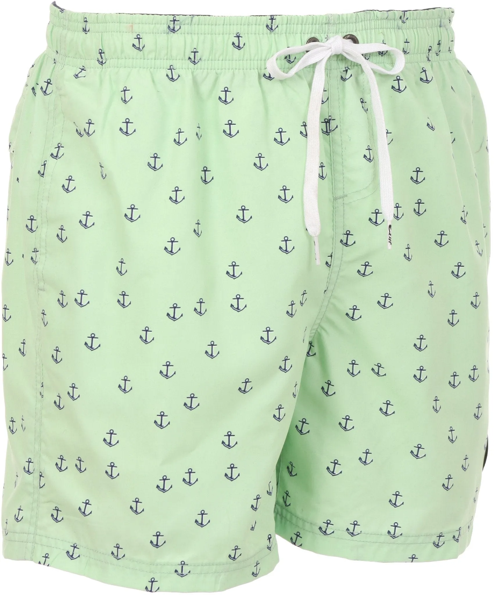 Sakkas Mens Sailor Sailboat Anchor Printed Skate Surf Board Short / Swim Trunk