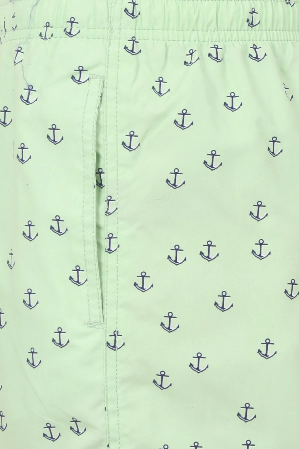 Sakkas Mens Sailor Sailboat Anchor Printed Skate Surf Board Short / Swim Trunk