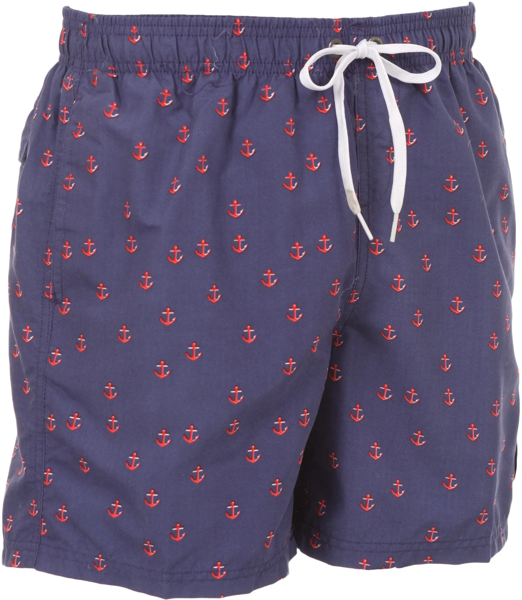 Sakkas Mens Sailor Sailboat Anchor Printed Skate Surf Board Short / Swim Trunk
