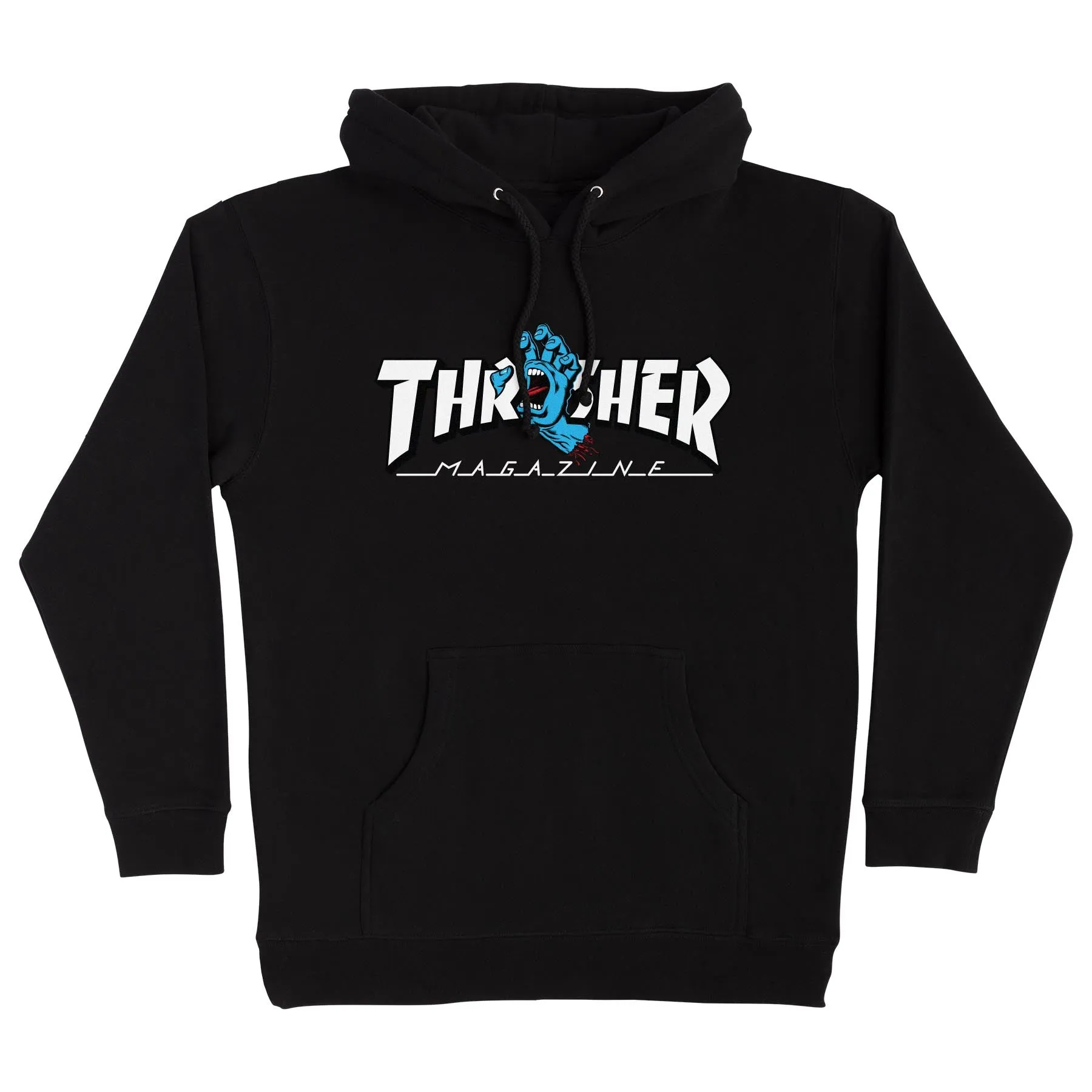 Santa Cruz x Thrasher Screaming Logo Hooded Heavyweight Sweatshirt