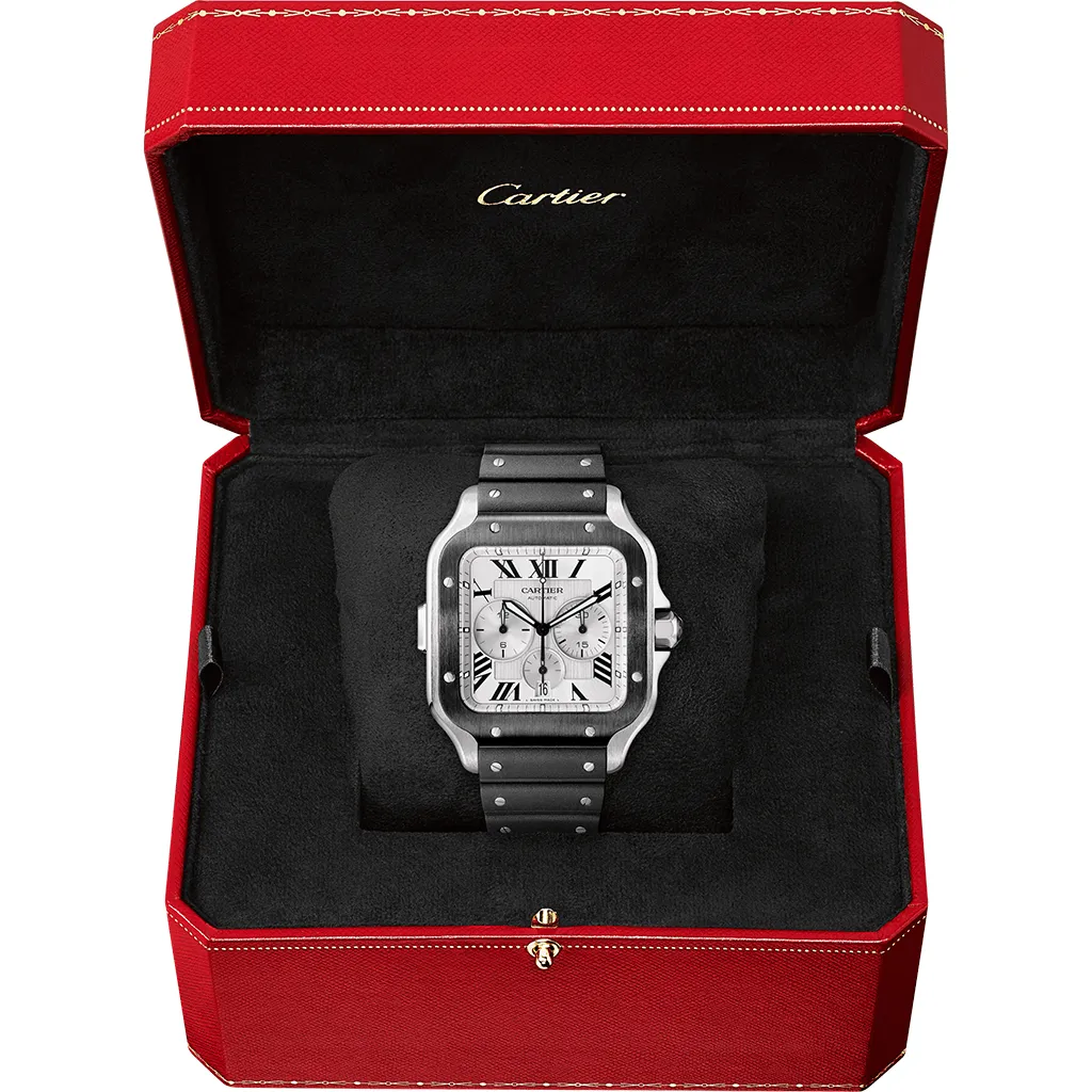 Santos de Cartier Chronograph watch CRWSSA0017